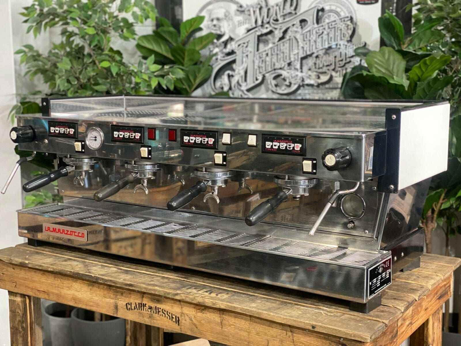 La Marzocco Linea Classic 4 Group Coffee Machine White - Used