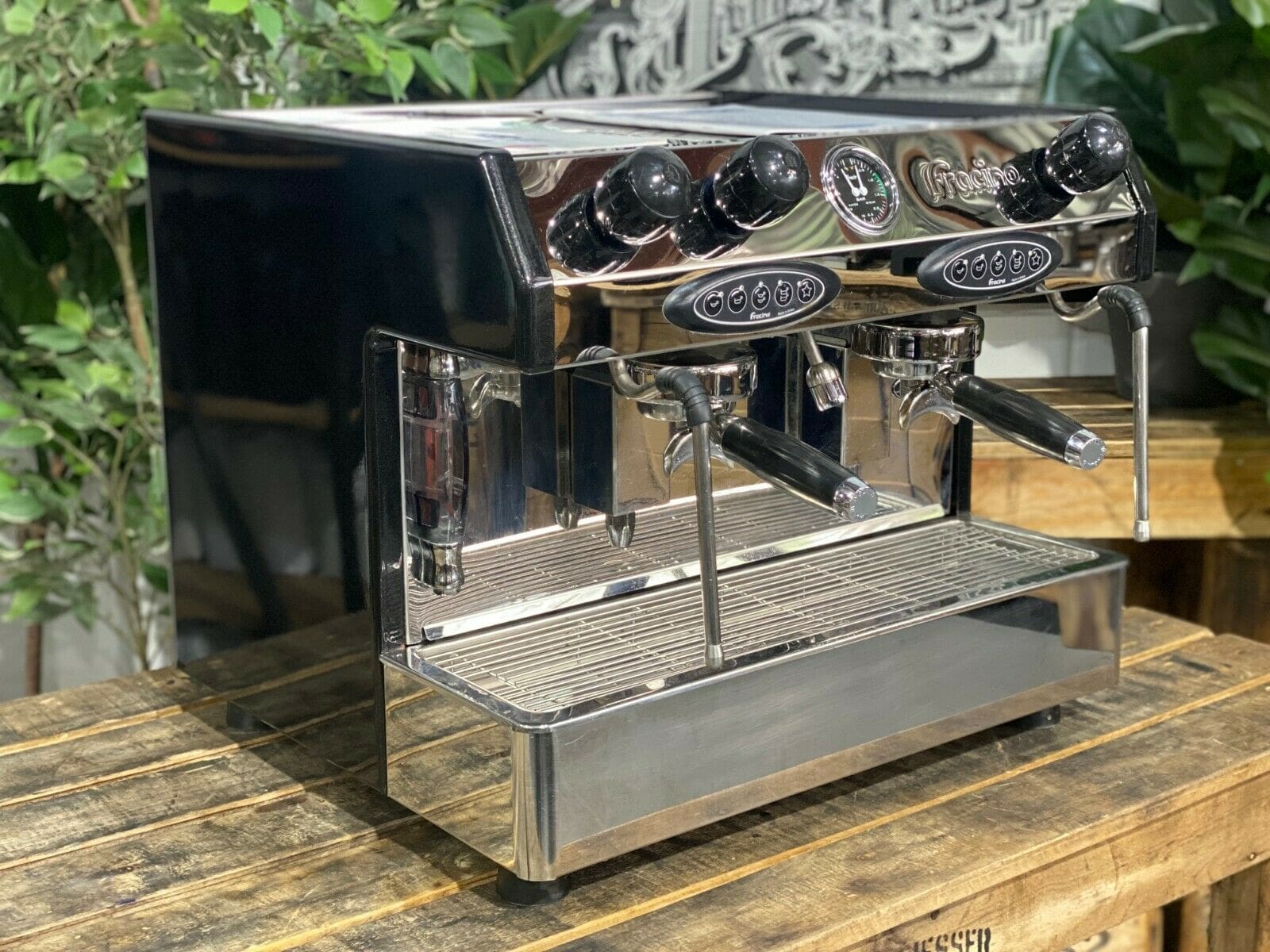 Fracino Bambino 2 Group Black Espresso Coffee Machine - Used