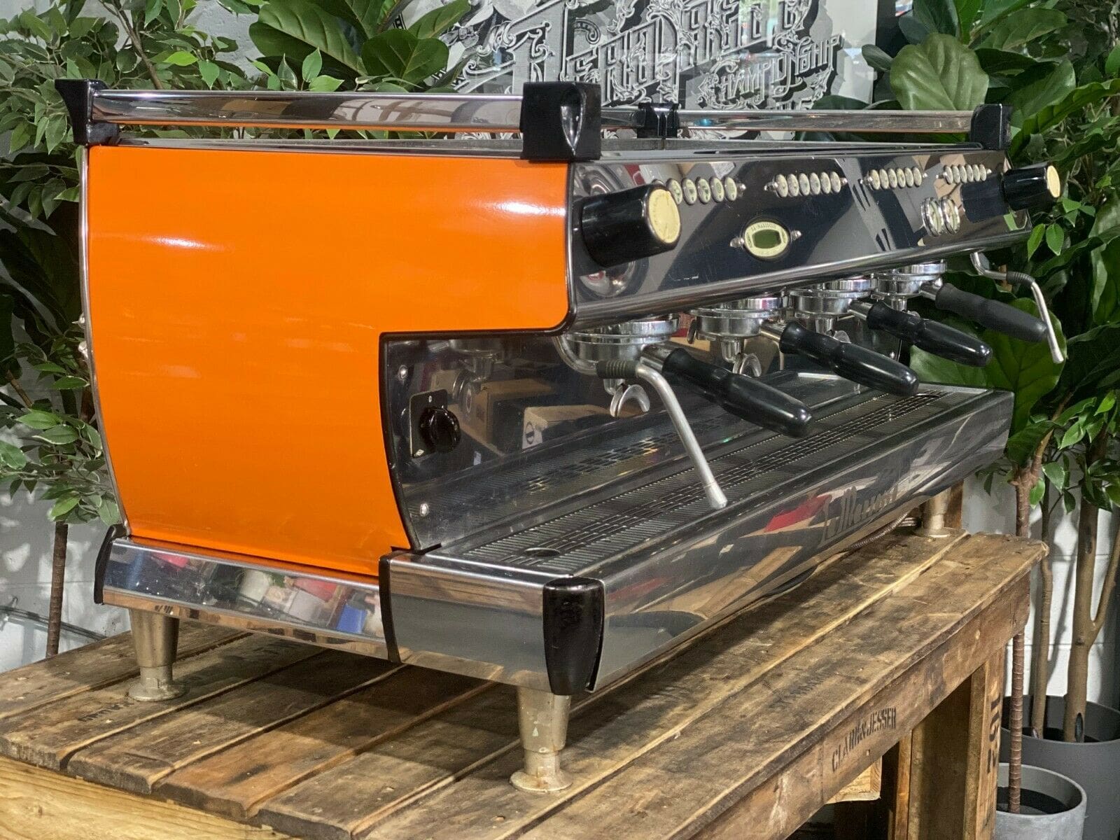 La Marzocco GB5 4 Group Coffee Machine Orange - Used