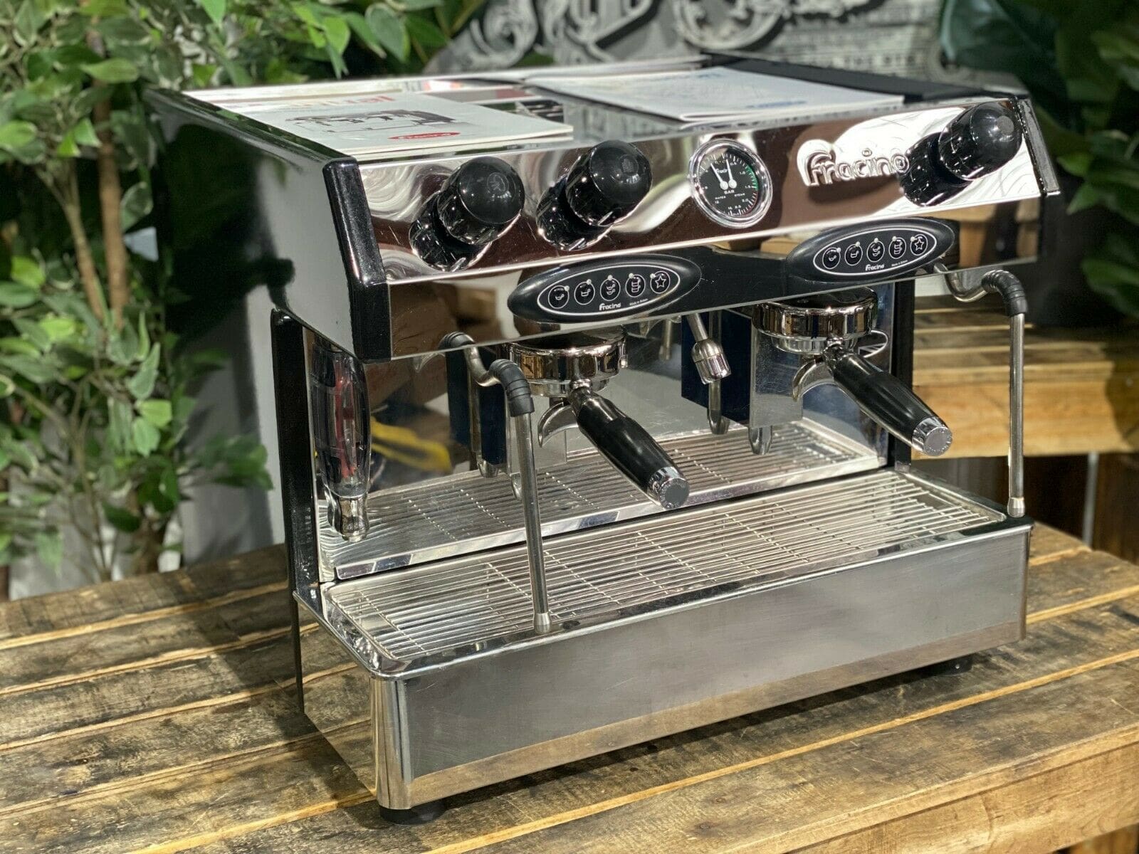 Fracino Bambino 2 Group Black Espresso Coffee Machine - Used