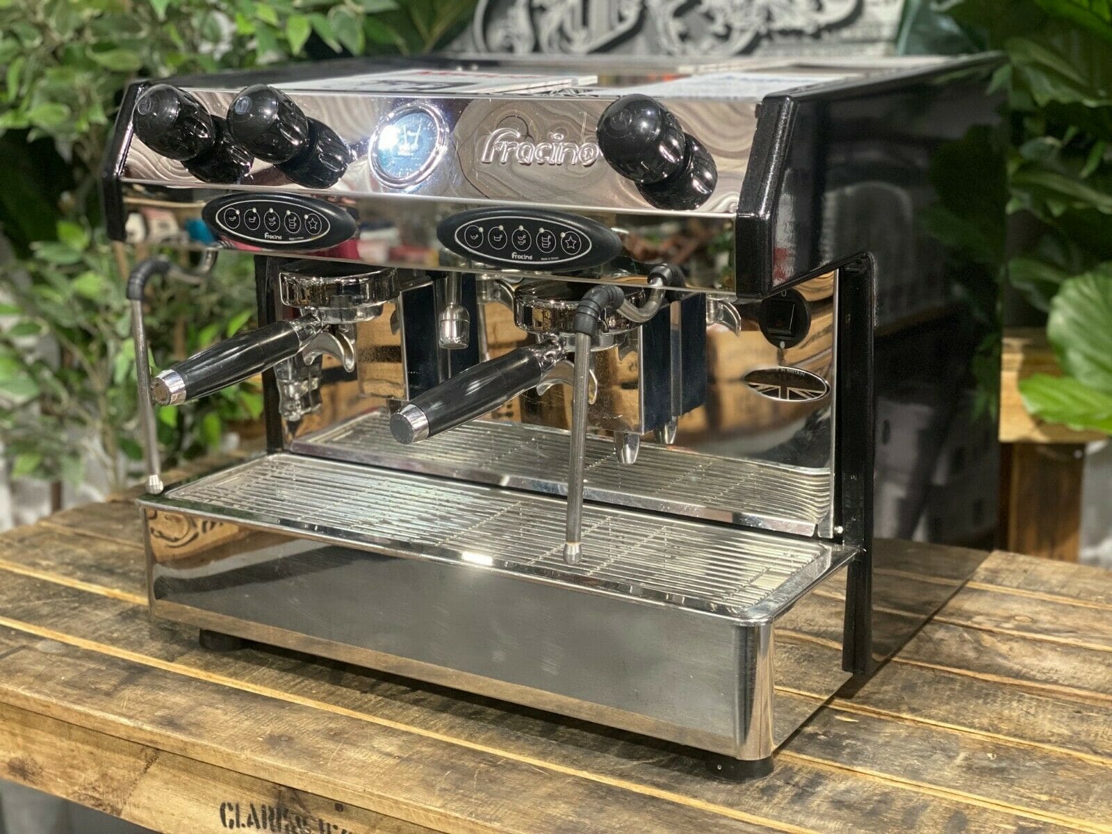 Fracino Bambino 2 Group Black Espresso Coffee Machine - Used