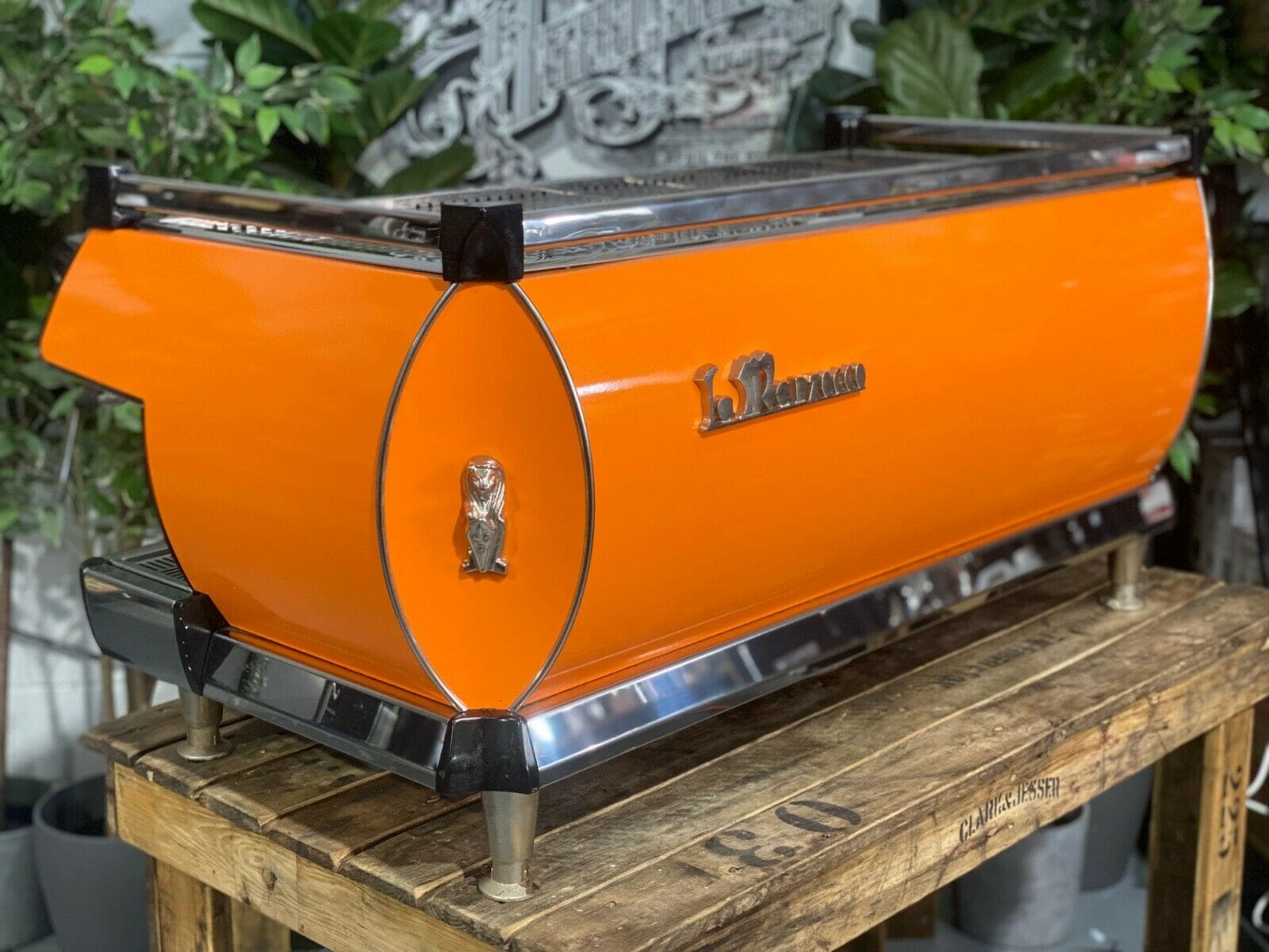 La Marzocco GB5 4 Group Coffee Machine Orange - Used