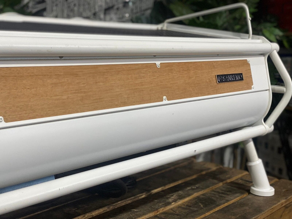 San Remo Cafe Racer 3 Group White & Timber - Used