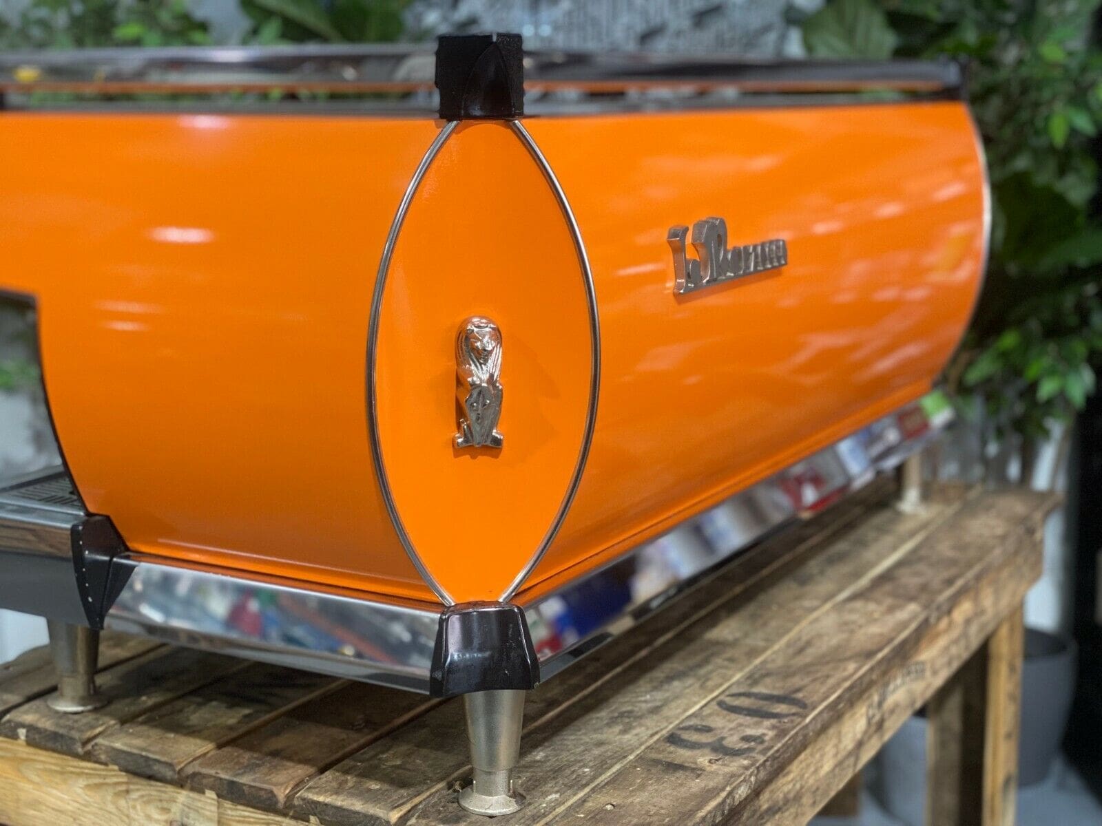 La Marzocco GB5 4 Group Coffee Machine Orange - Used