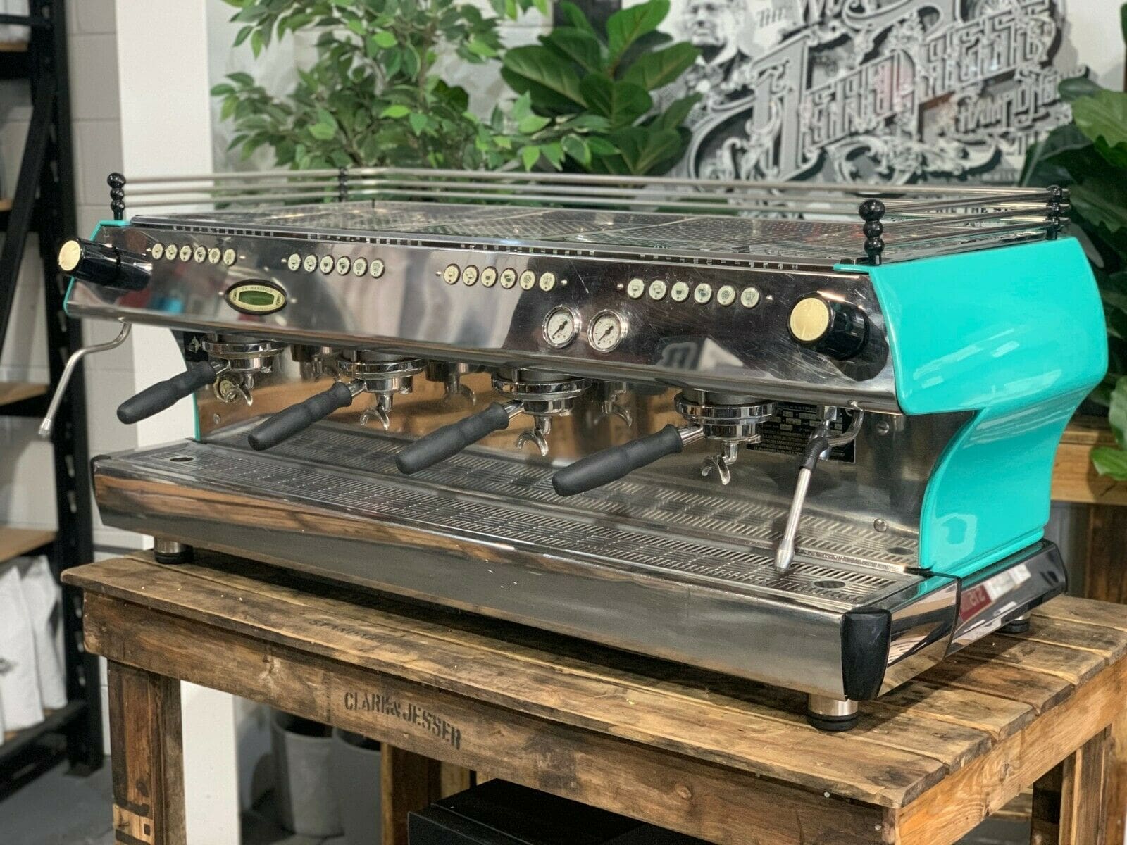 La Marzocco FB80 4 Group Coffee Machine Aqua - Used