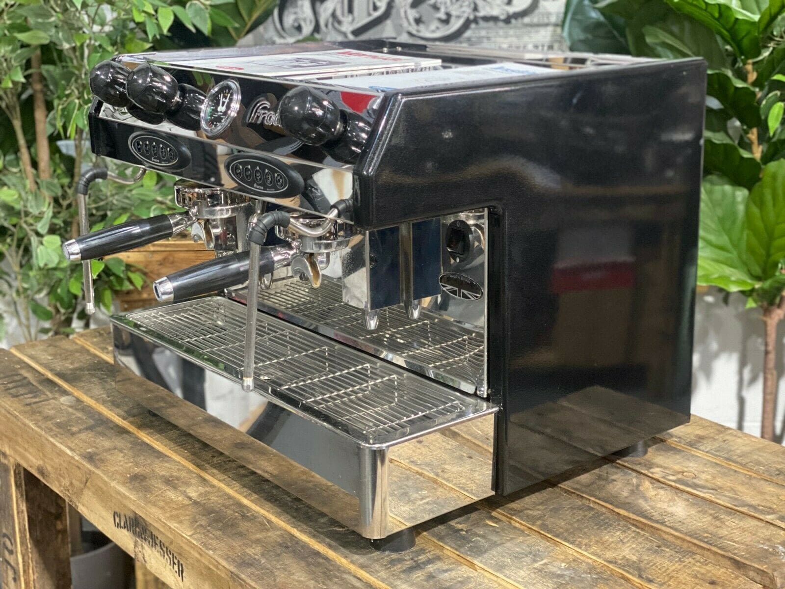 Fracino Bambino 2 Group Black Espresso Coffee Machine - Used