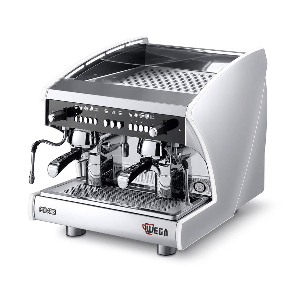 Wega Polaris Tron Compact 2 Group Coffee Machine White - New