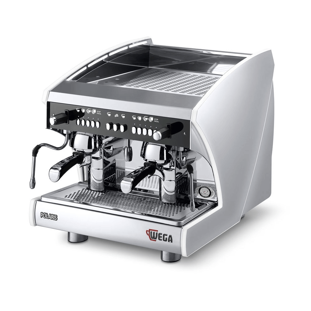 Wega Polaris Tron Compact 2 Group Coffee Machine White - New