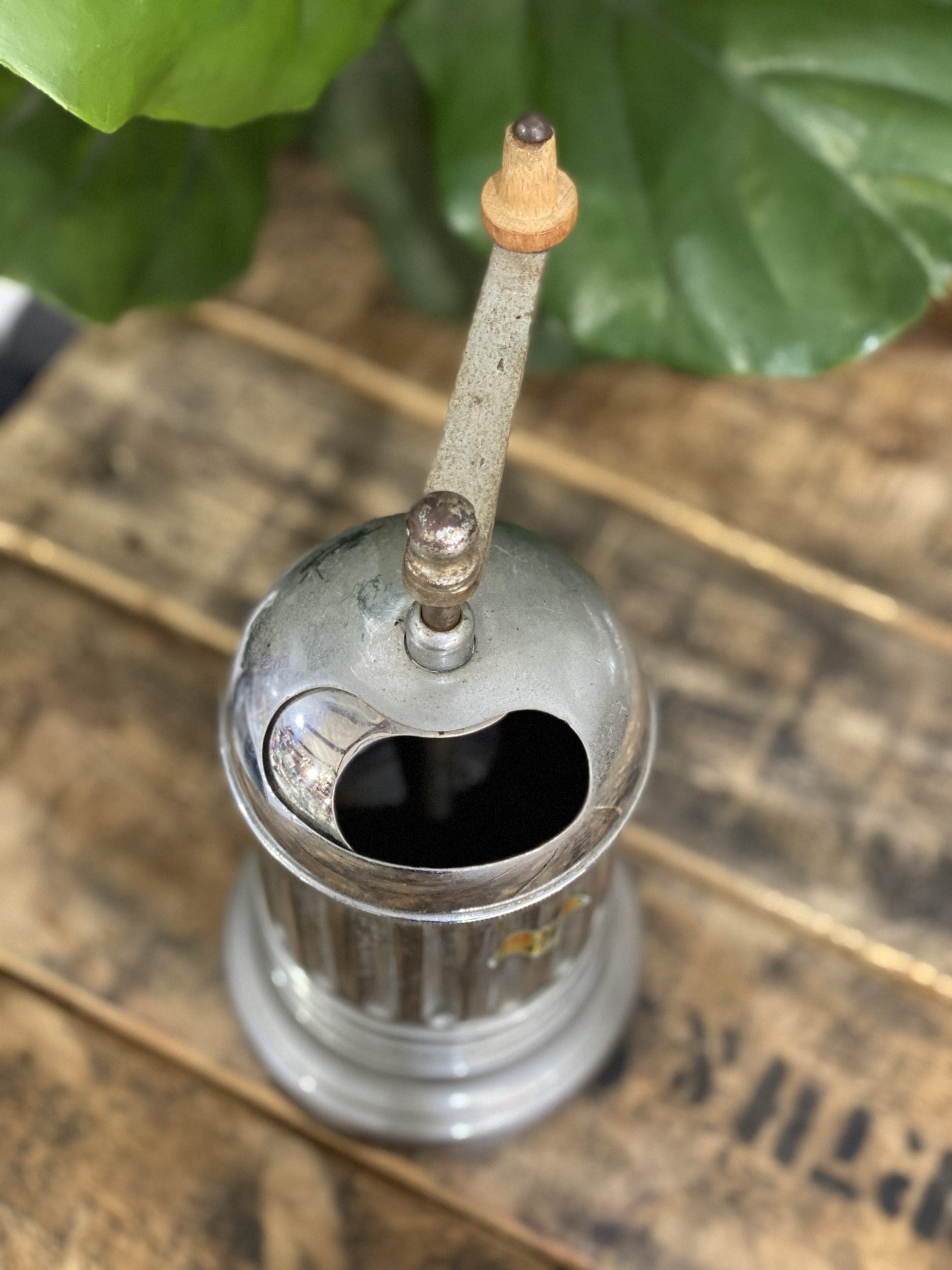 #157 Tre Spade Cylindrical Shape Stainless Steel Hand Coffee Grinder