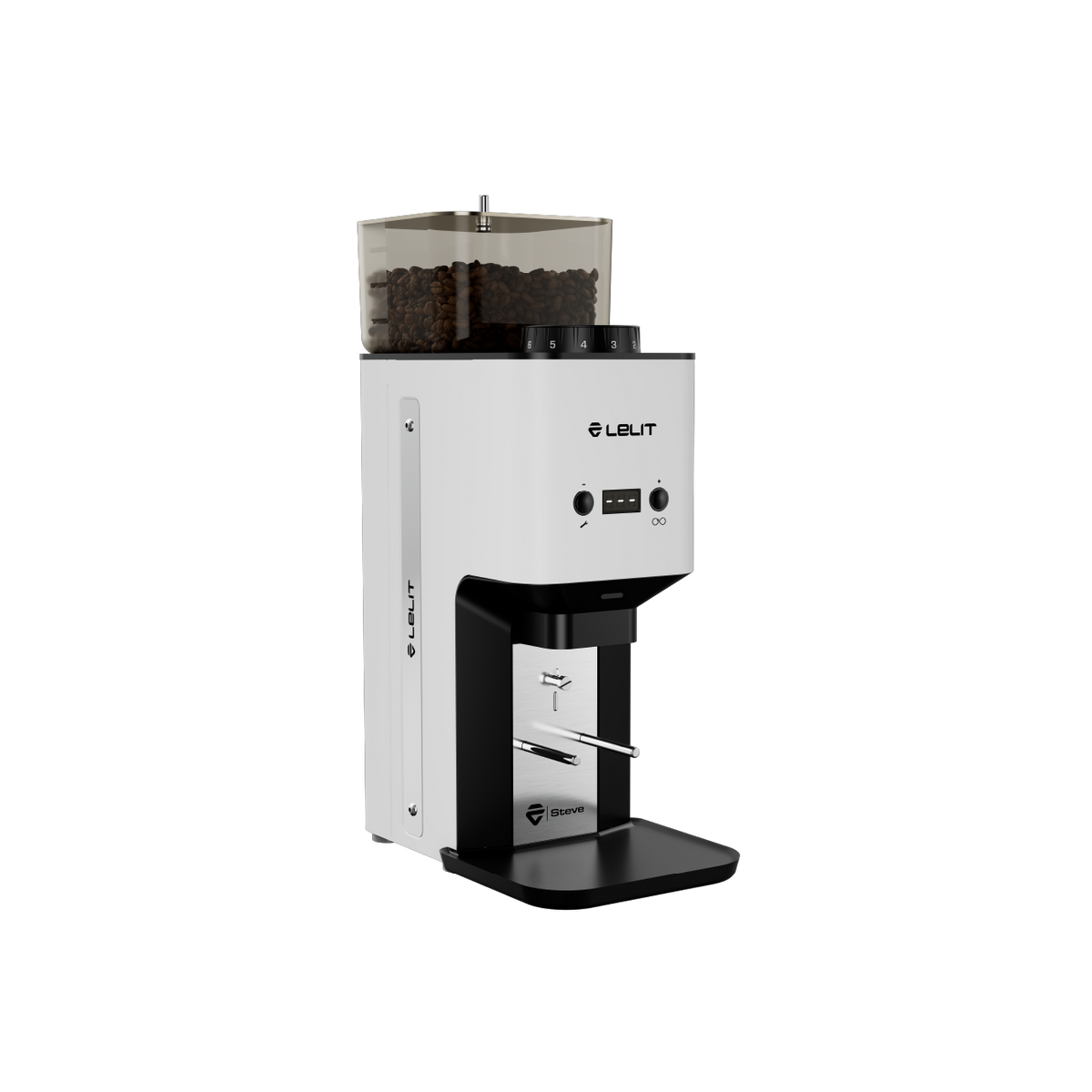 Lelit Steve Coffee Grinder - White | Jetblack source 20054_white photo 1