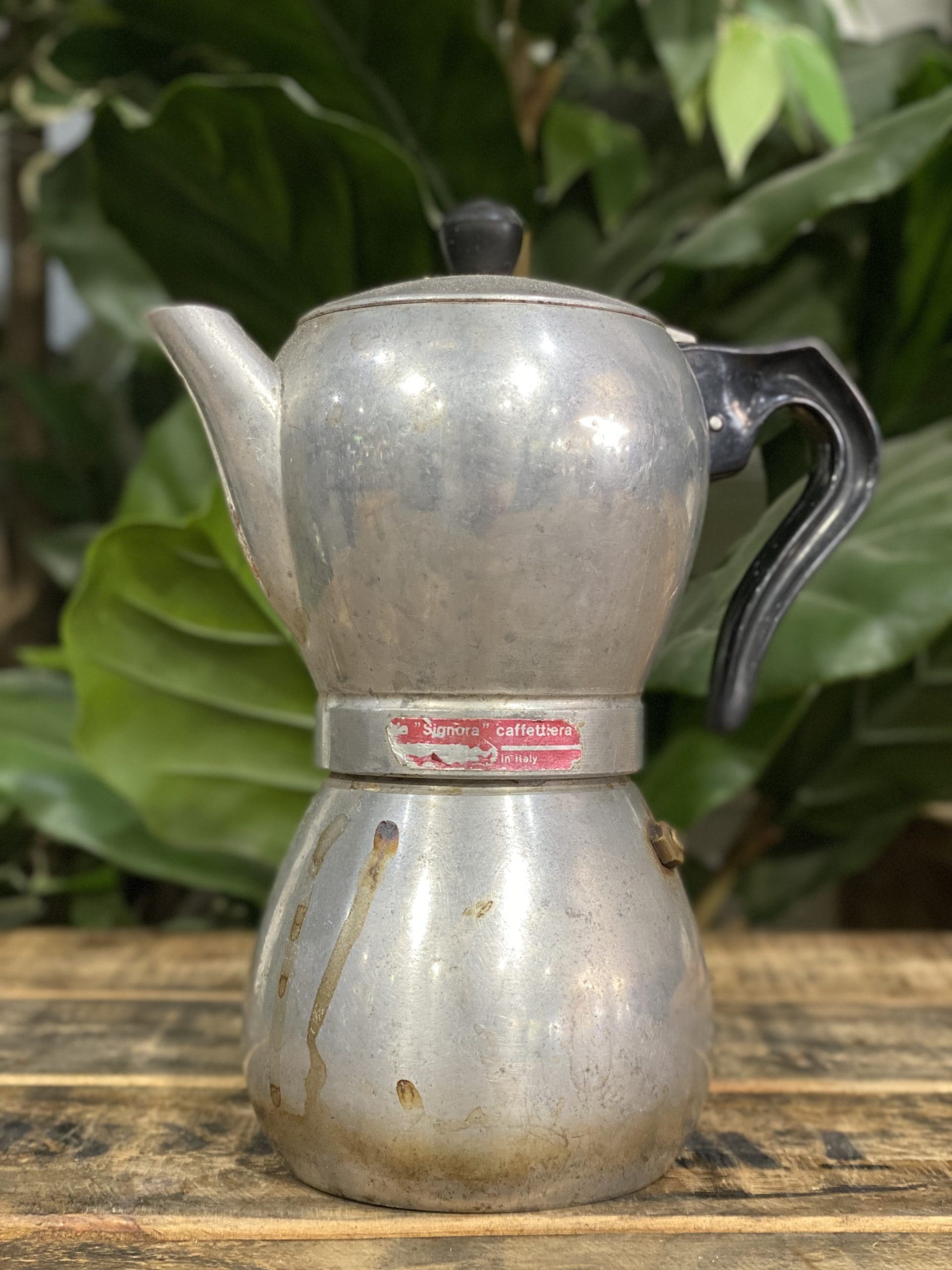 #254 1950’s Aluminum Moka Pot Coffee Connoisseurs Collector Item