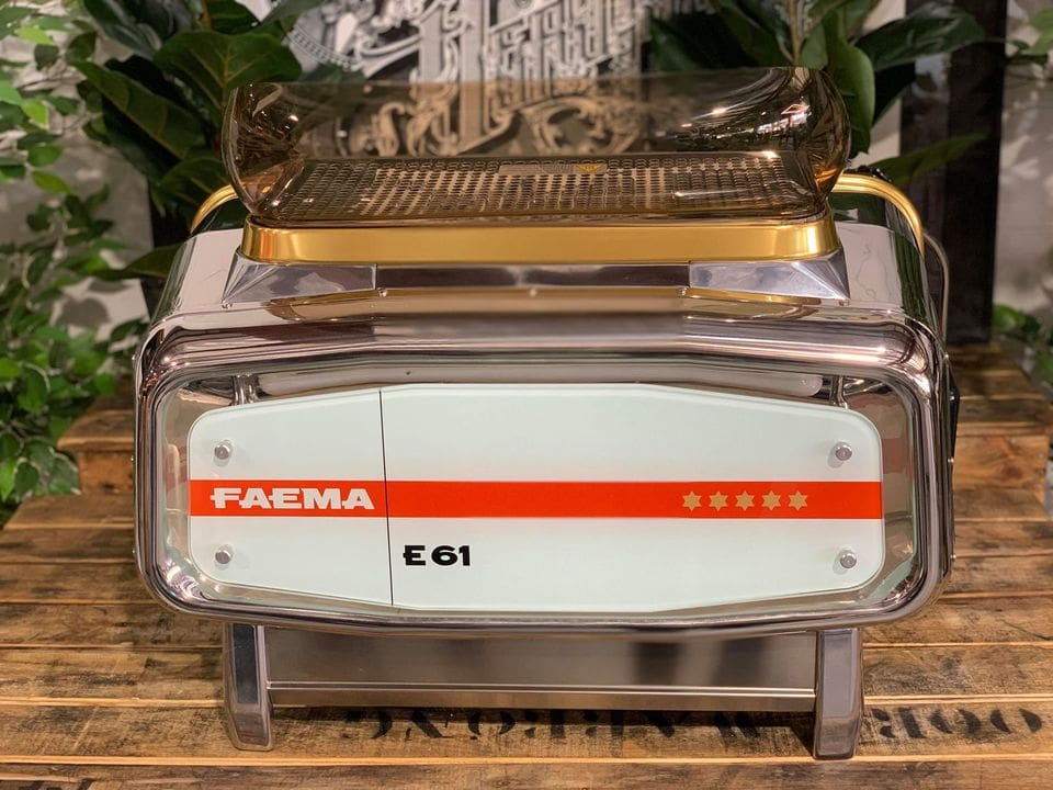 Faema E61 Jubilee Volumetric 2 Group Stainless