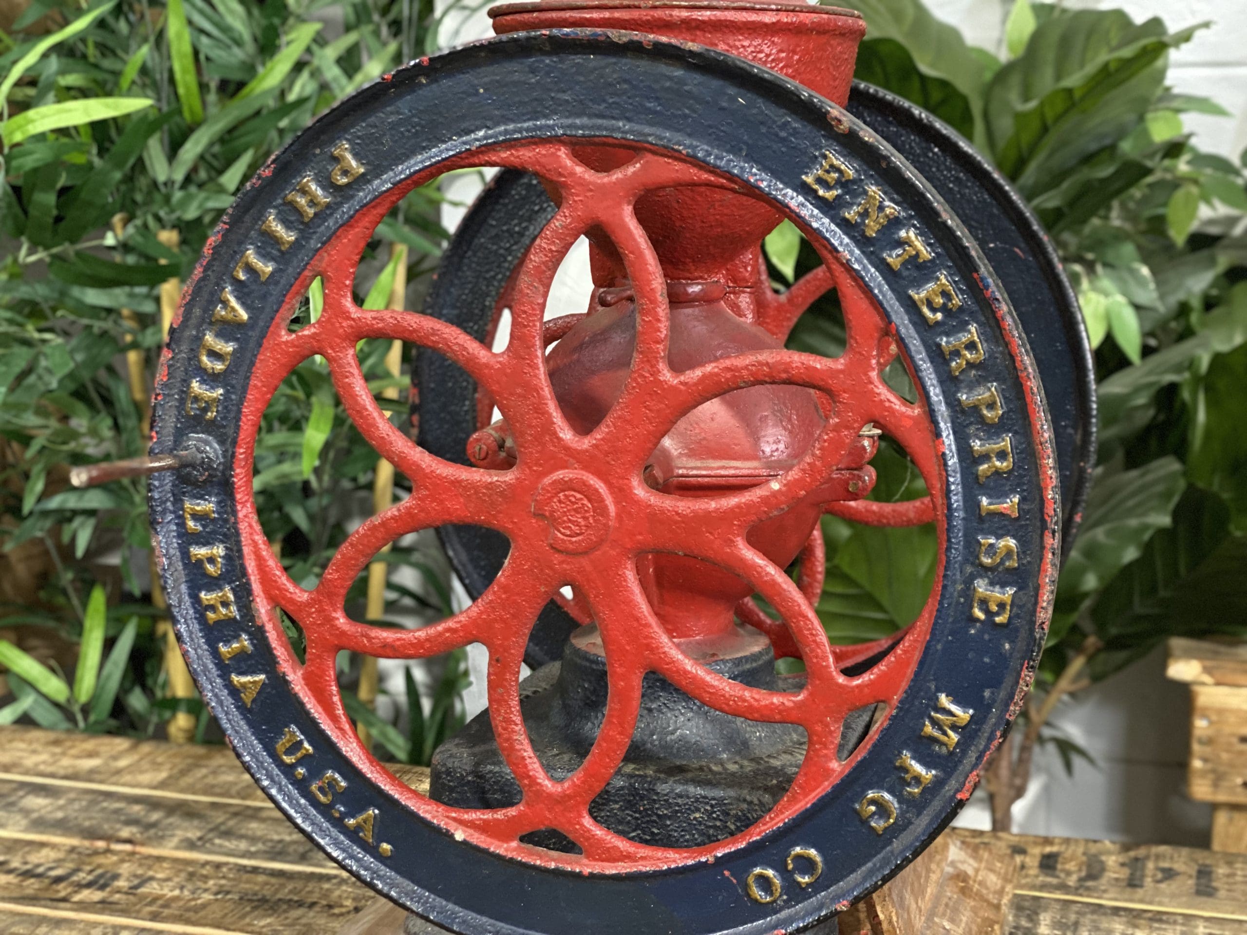 #4 1878’s Philadelphia Dual Wheel Large Hand Coffee Grinder