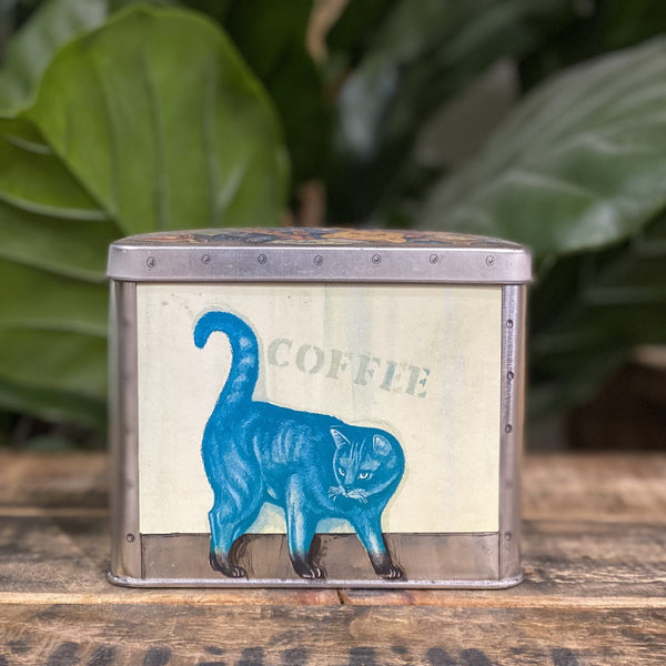 401 1920's Kenyan Pasha Coffee Tin & Lid