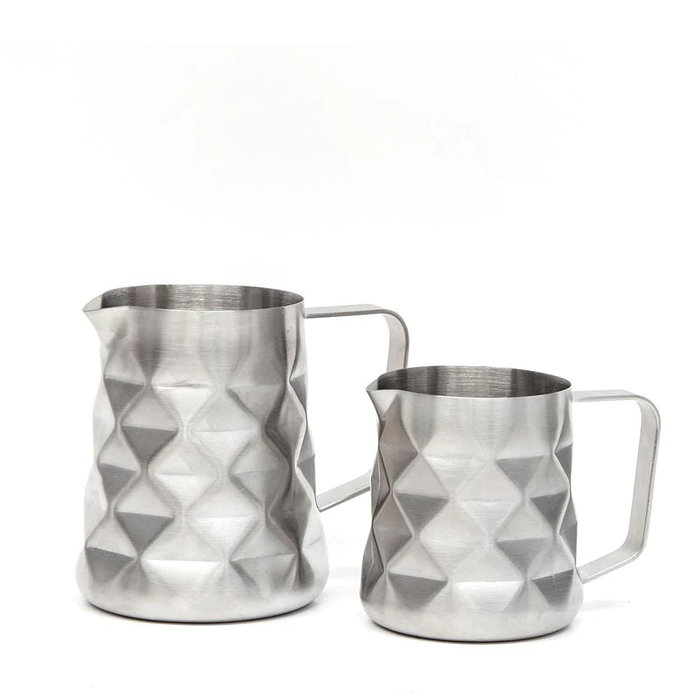 Geometric Milk Jug Stainless - New