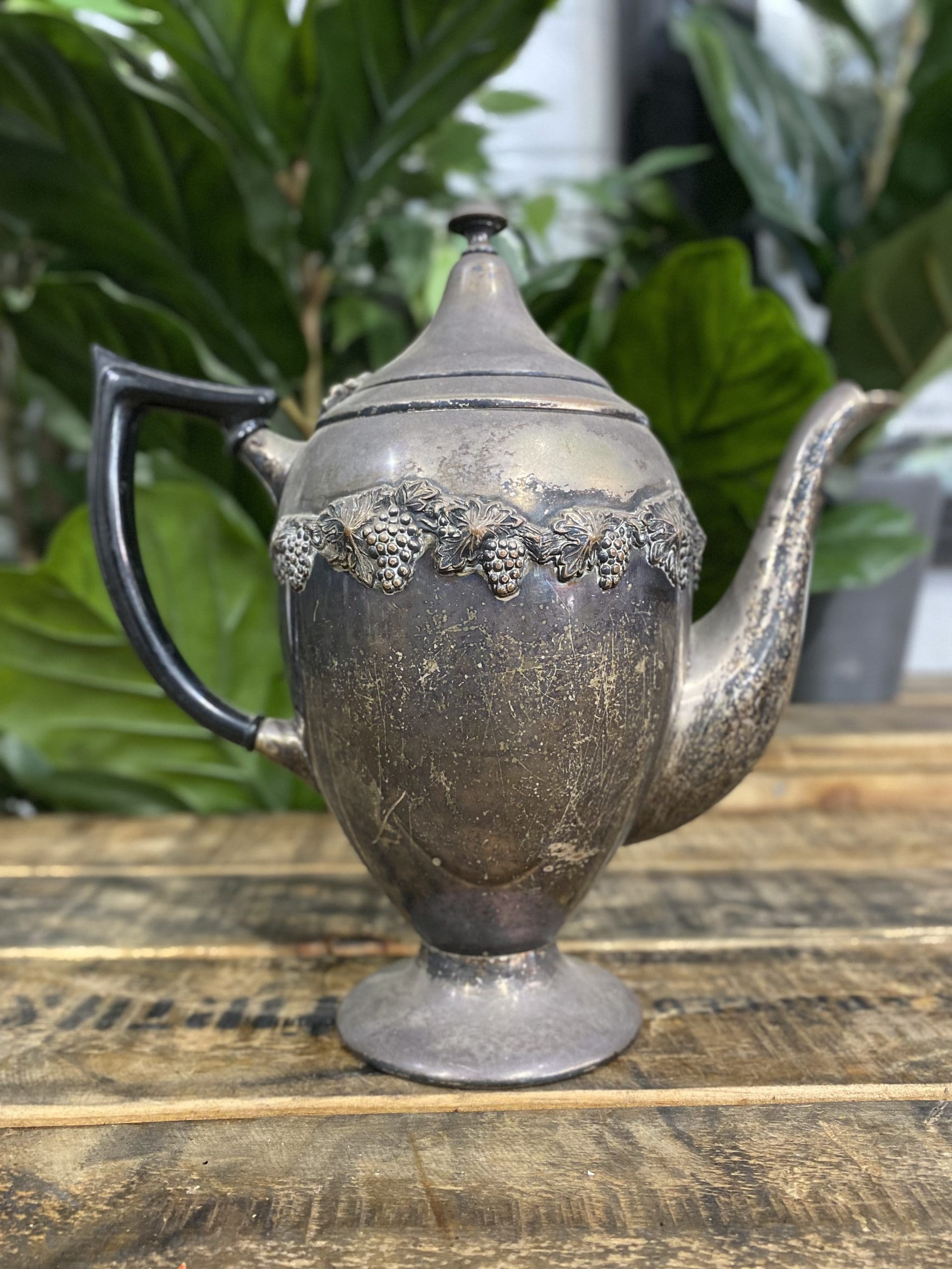 #507 1890’s Old Silver Coffee Pot