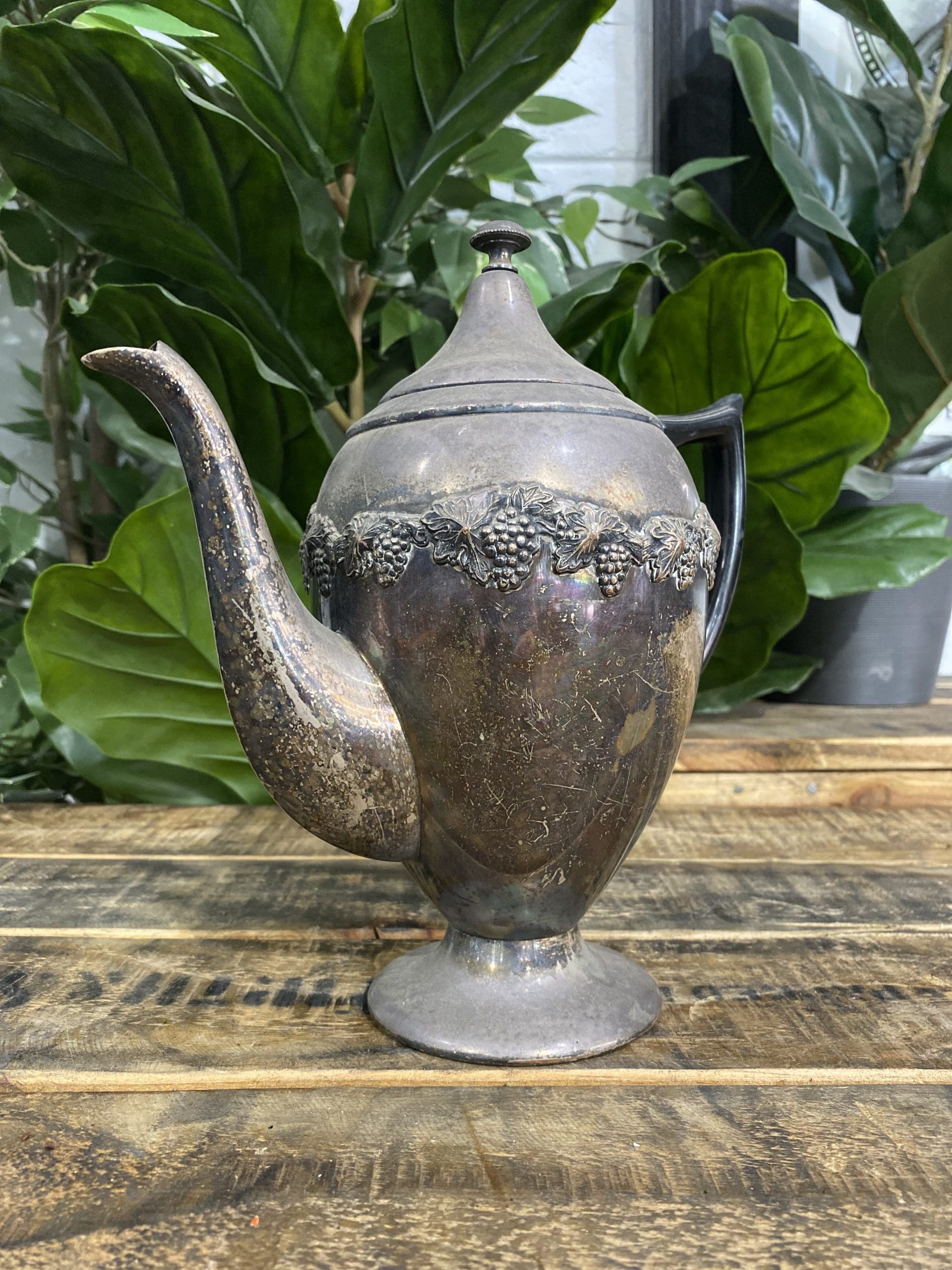 #507 1890’s Old Silver Coffee Pot