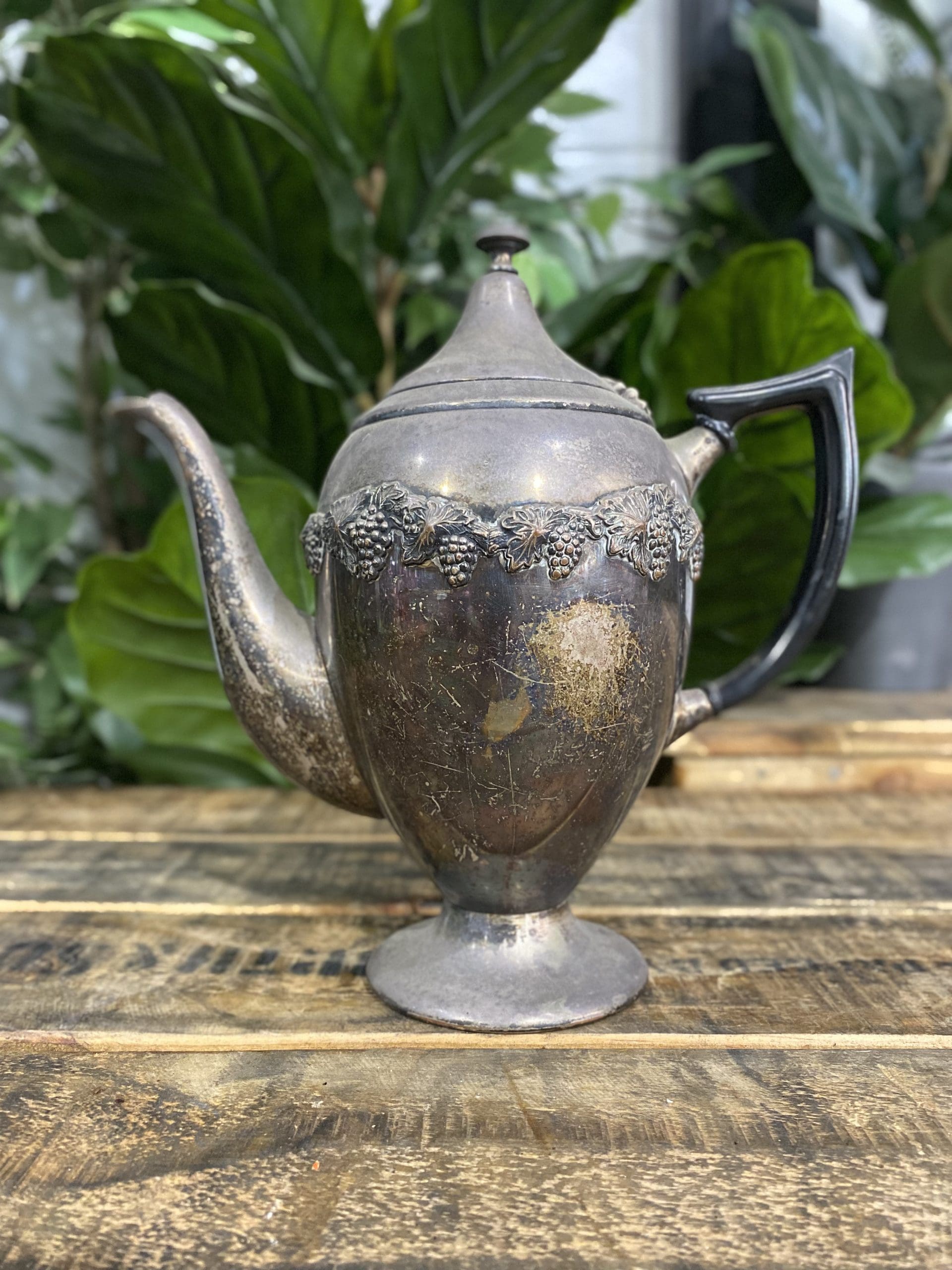 #507 1890’s Old Silver Coffee Pot