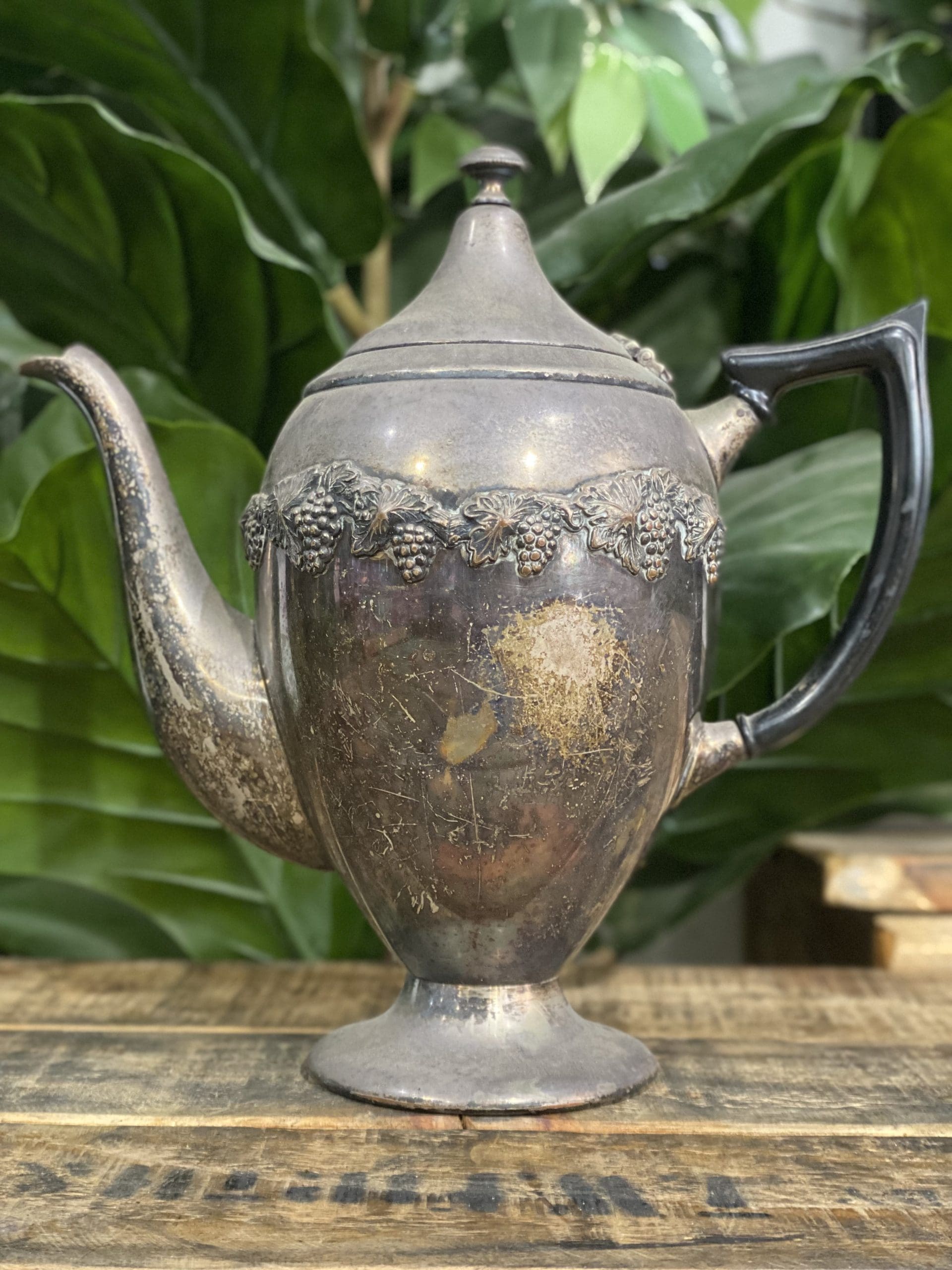 #507 1890’s Old Silver Coffee Pot