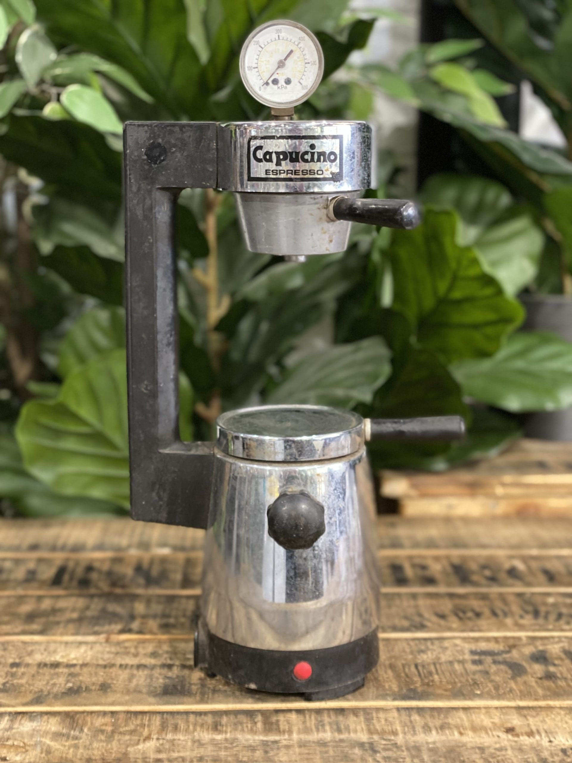 #54 1970’s Cappuccino Machine with Pressure Gauge & Portafilter