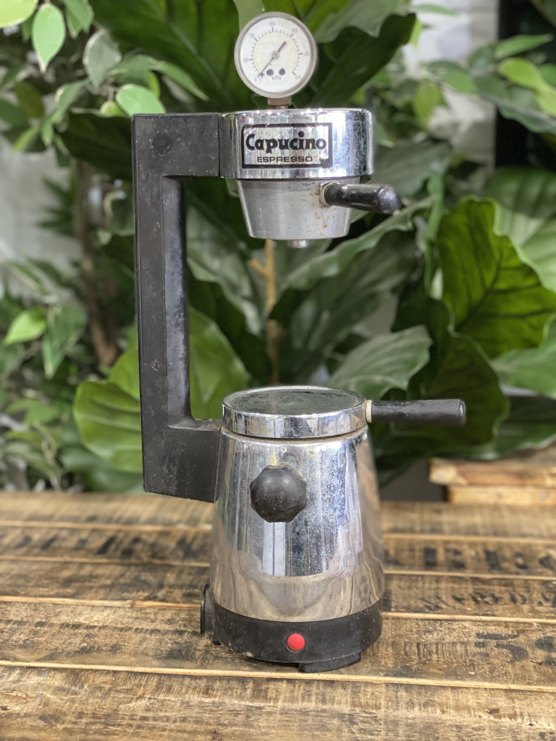 #54 1970’s Cappuccino Machine with Pressure Gauge & Portafilter