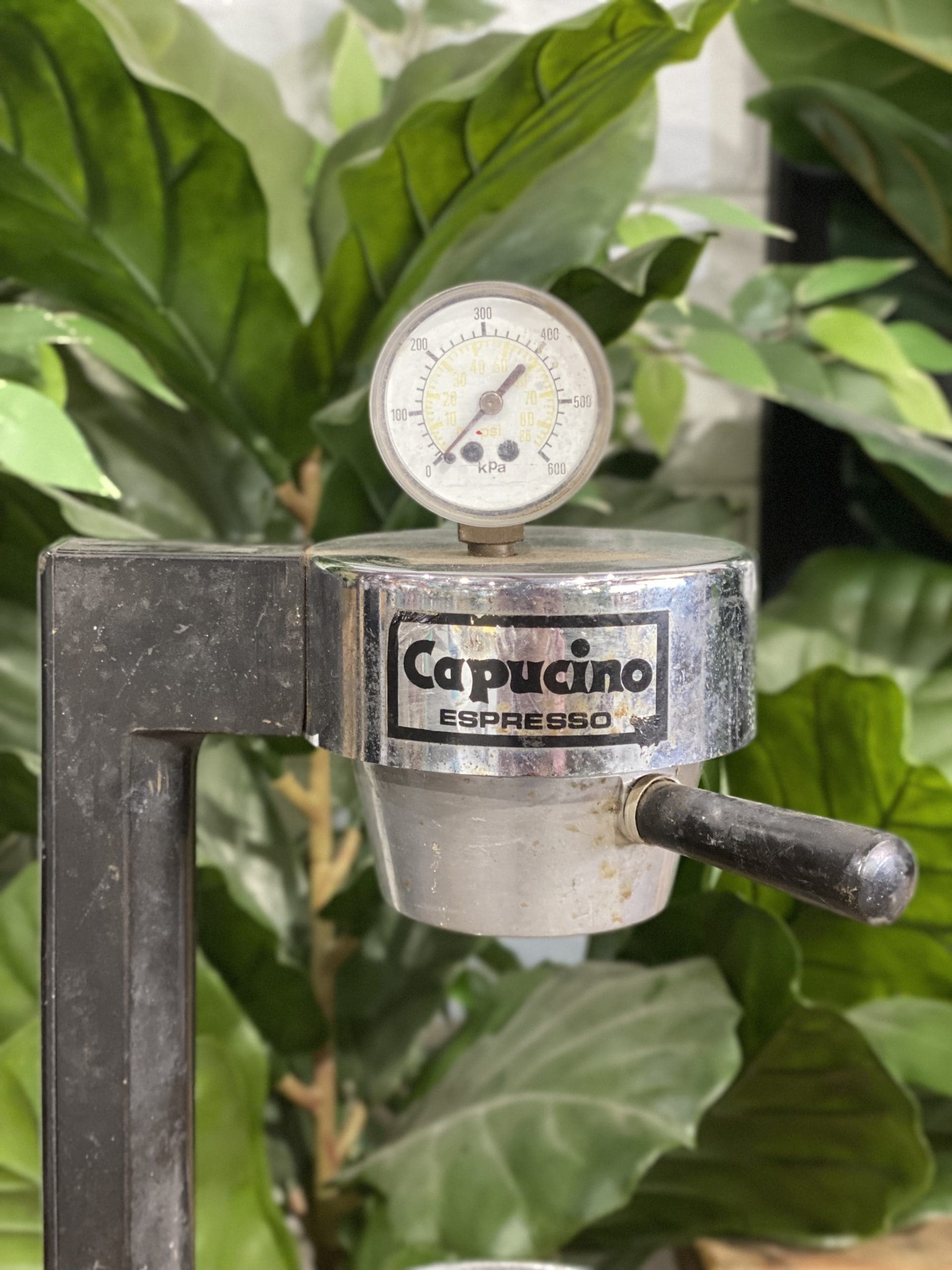 #54 1970’s Cappuccino Machine with Pressure Gauge & Portafilter