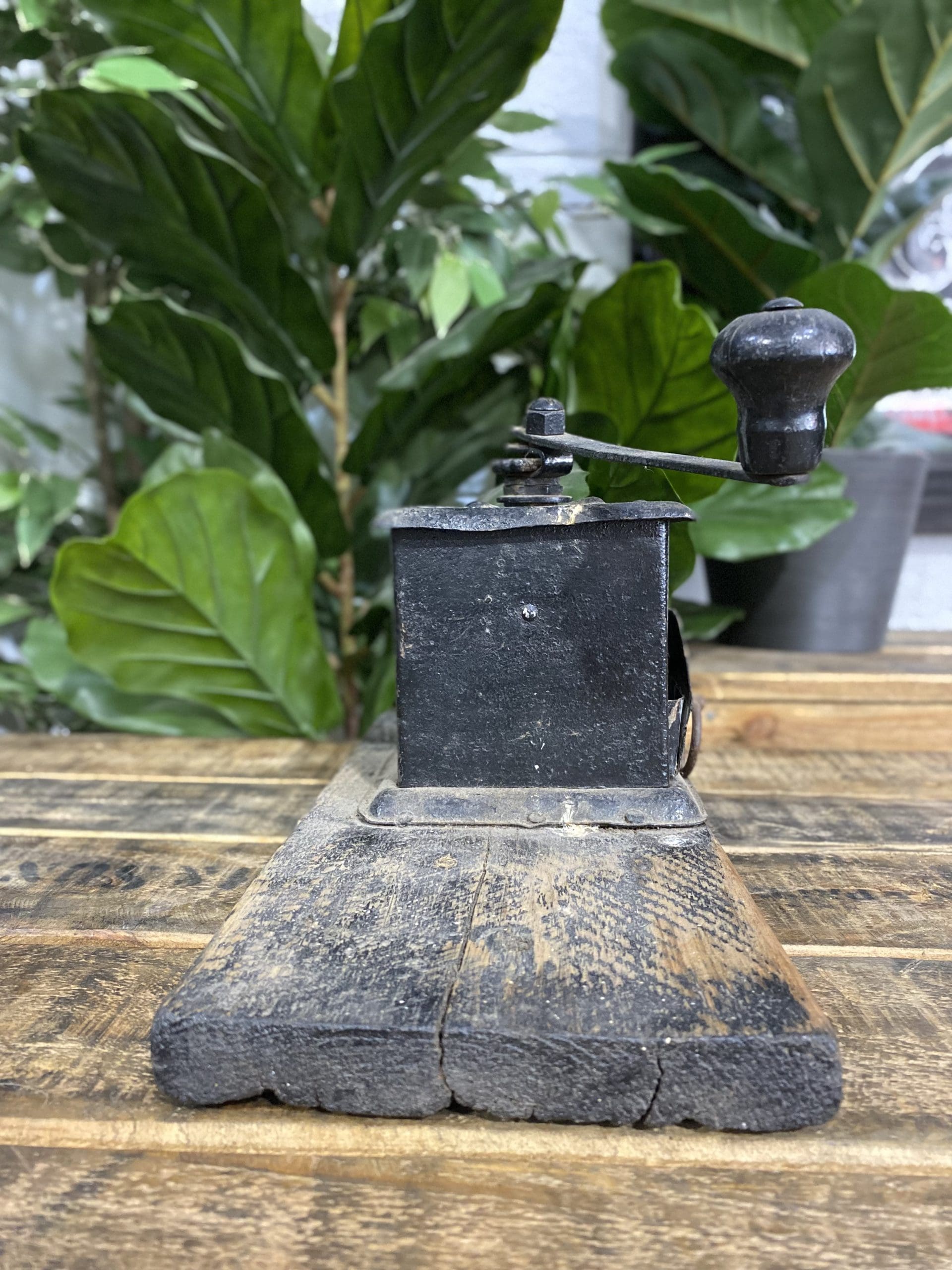 #67 100 Year Old Cast Iron Hand Coffee Grinder