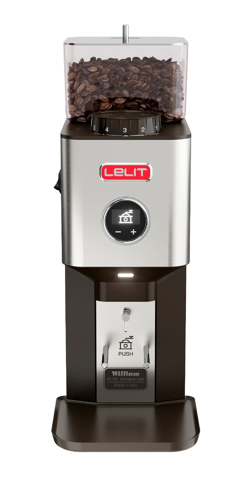 Lelit William  PL72 Coffee Grinder | Jetblack source 69374 photo 0
