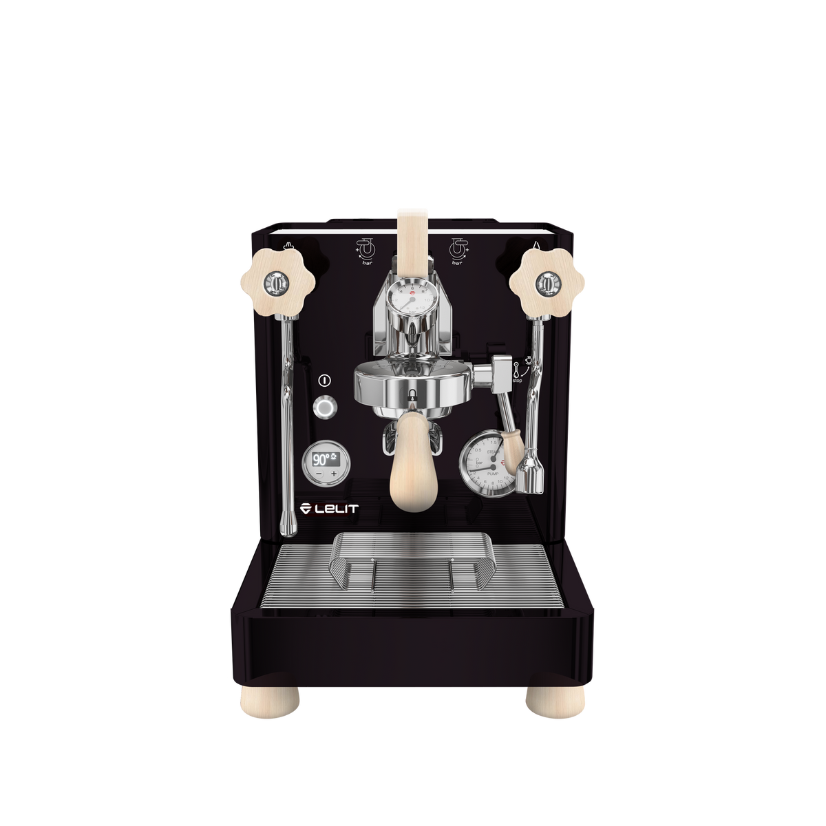 Lelit Bianca V3 - Black with Maple Handles | Jetblack source 79276_79968 photo 0