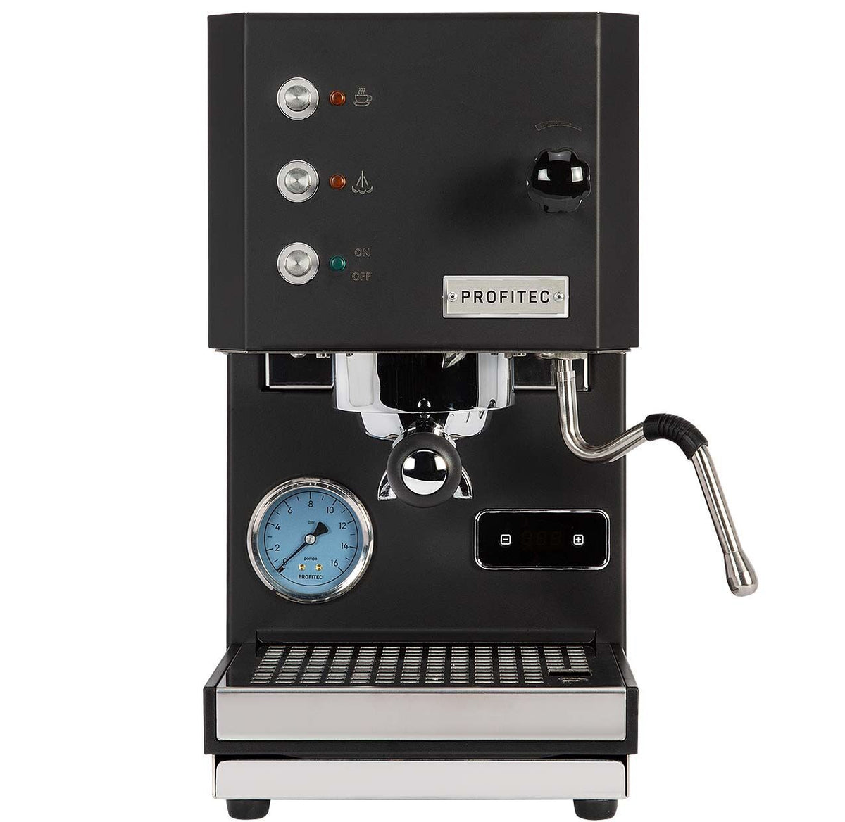 Profitec GO - Black [Cup Tray Cover: Yes] [Handle Set: Walnut] | Jetblack source 79845_79849_7 photo 0