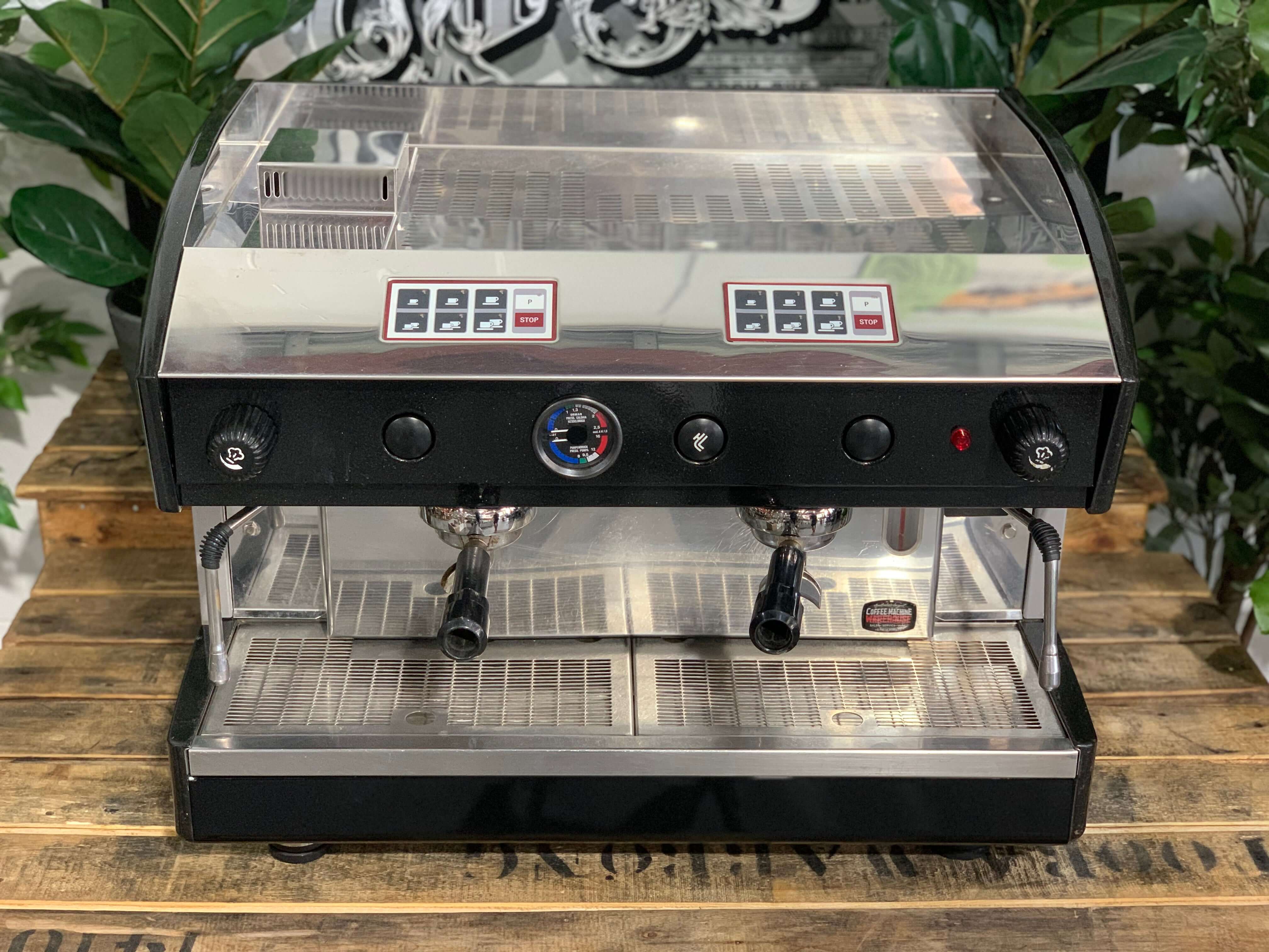 Astoria Espressimo 2 Grp Black Grey Espresso Coffee Machine Cafe Commercial Barista Maker