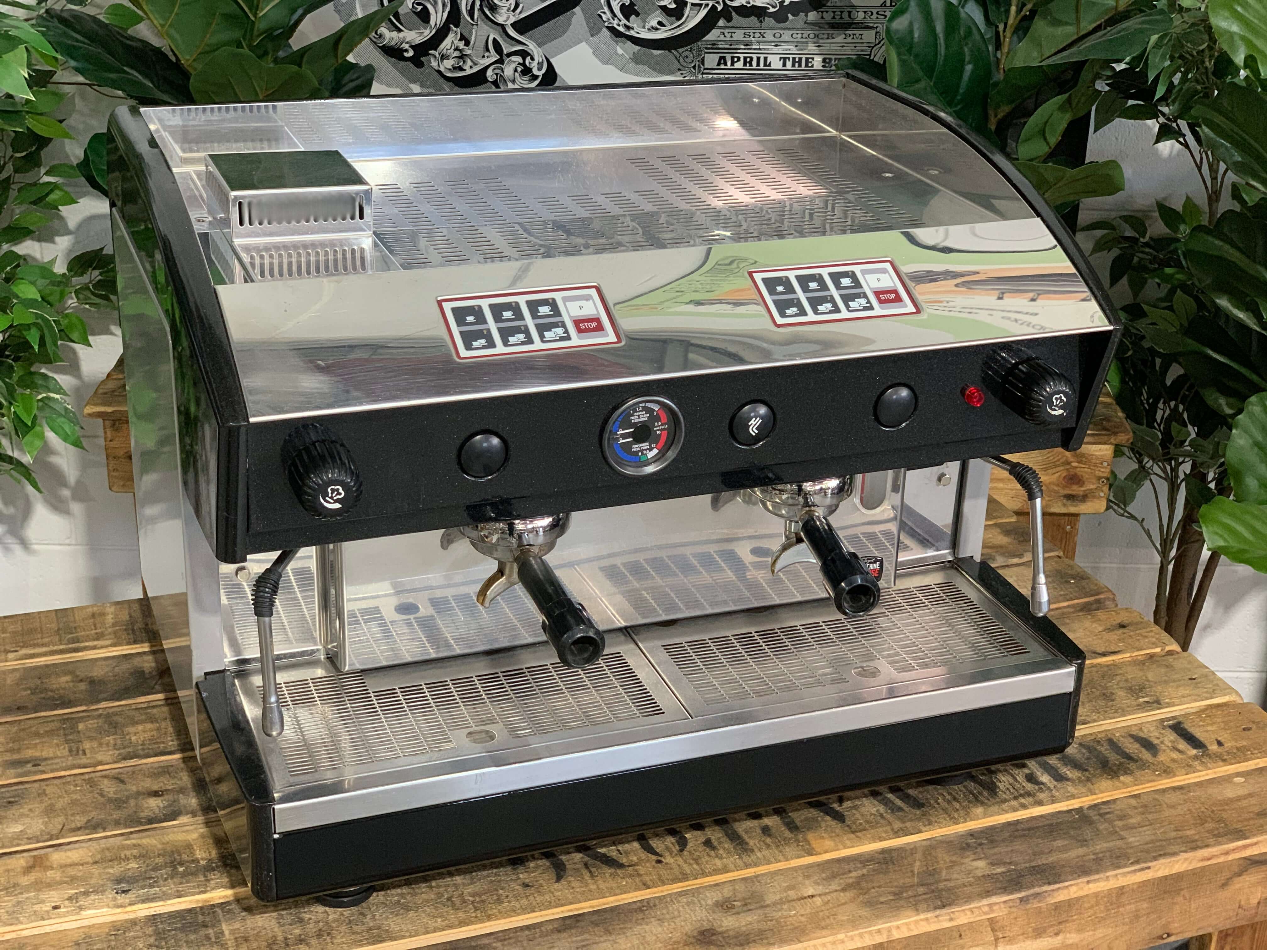Astoria Espressimo 2 Grp Black Grey Espresso Coffee Machine Cafe Commercial Barista Maker