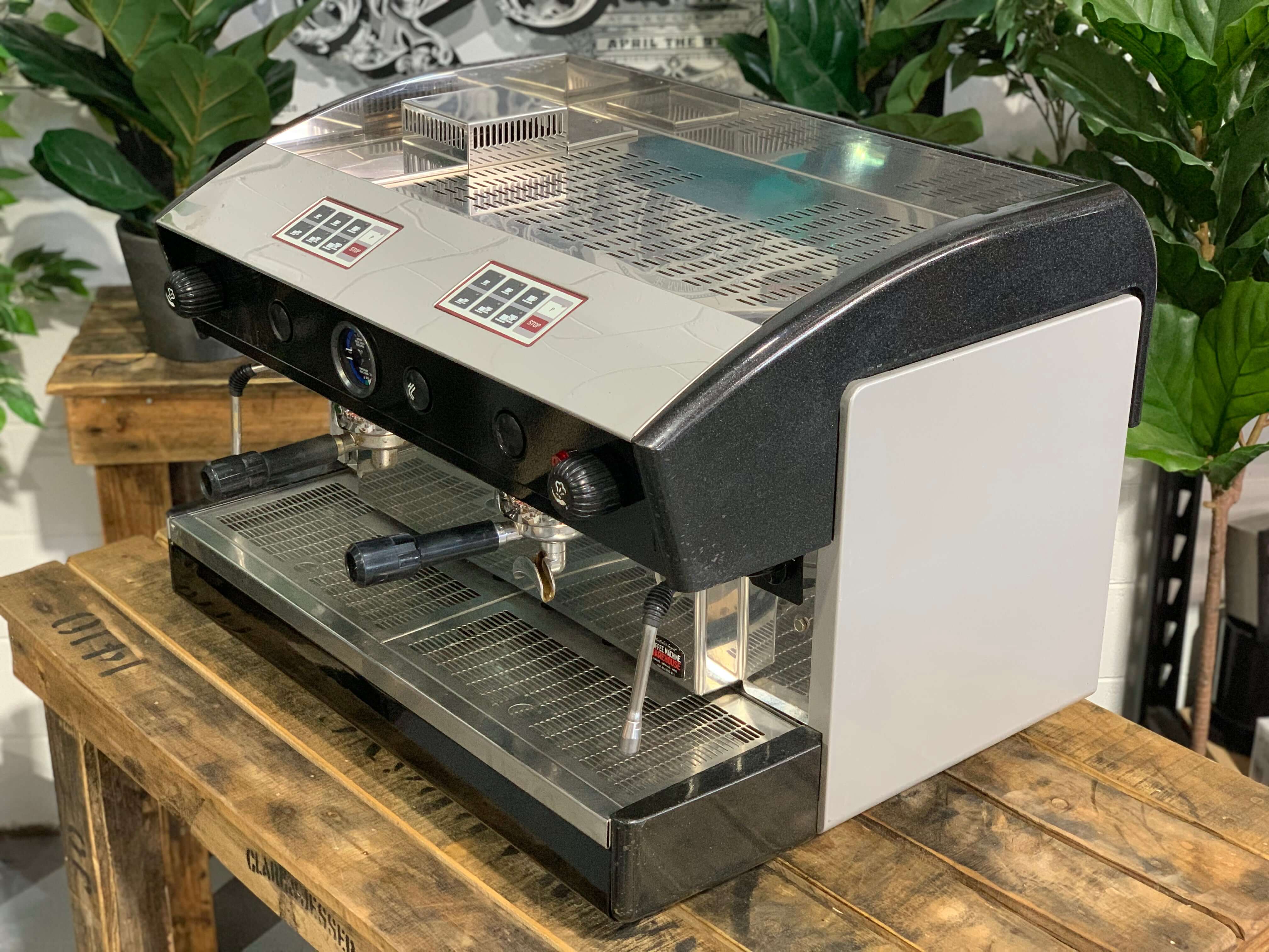 Astoria Espressimo 2 Grp Black Grey Espresso Coffee Machine Cafe Commercial Barista Maker