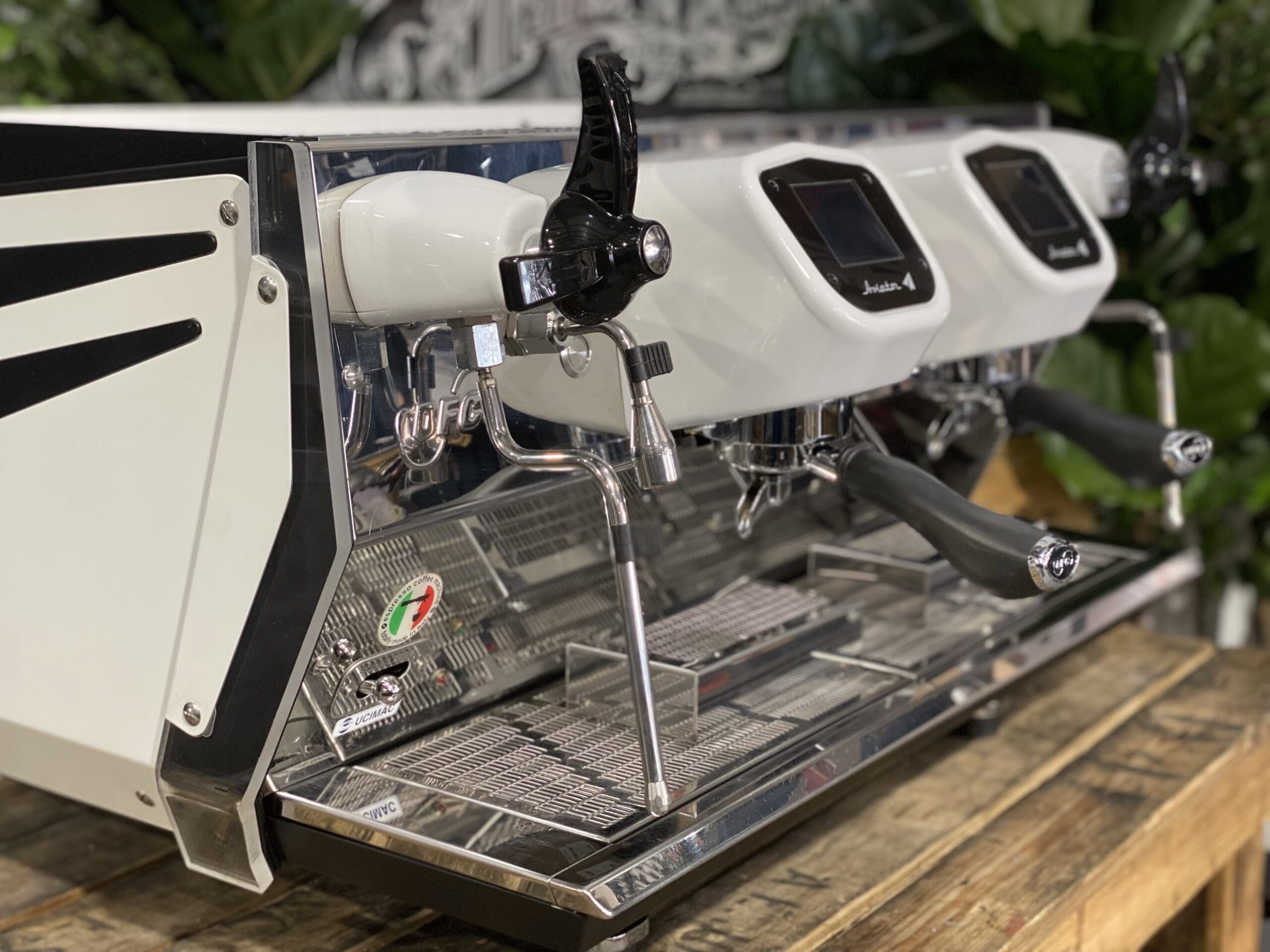 BFC Aviator 2 Group Custom White Espresso Coffee Machine