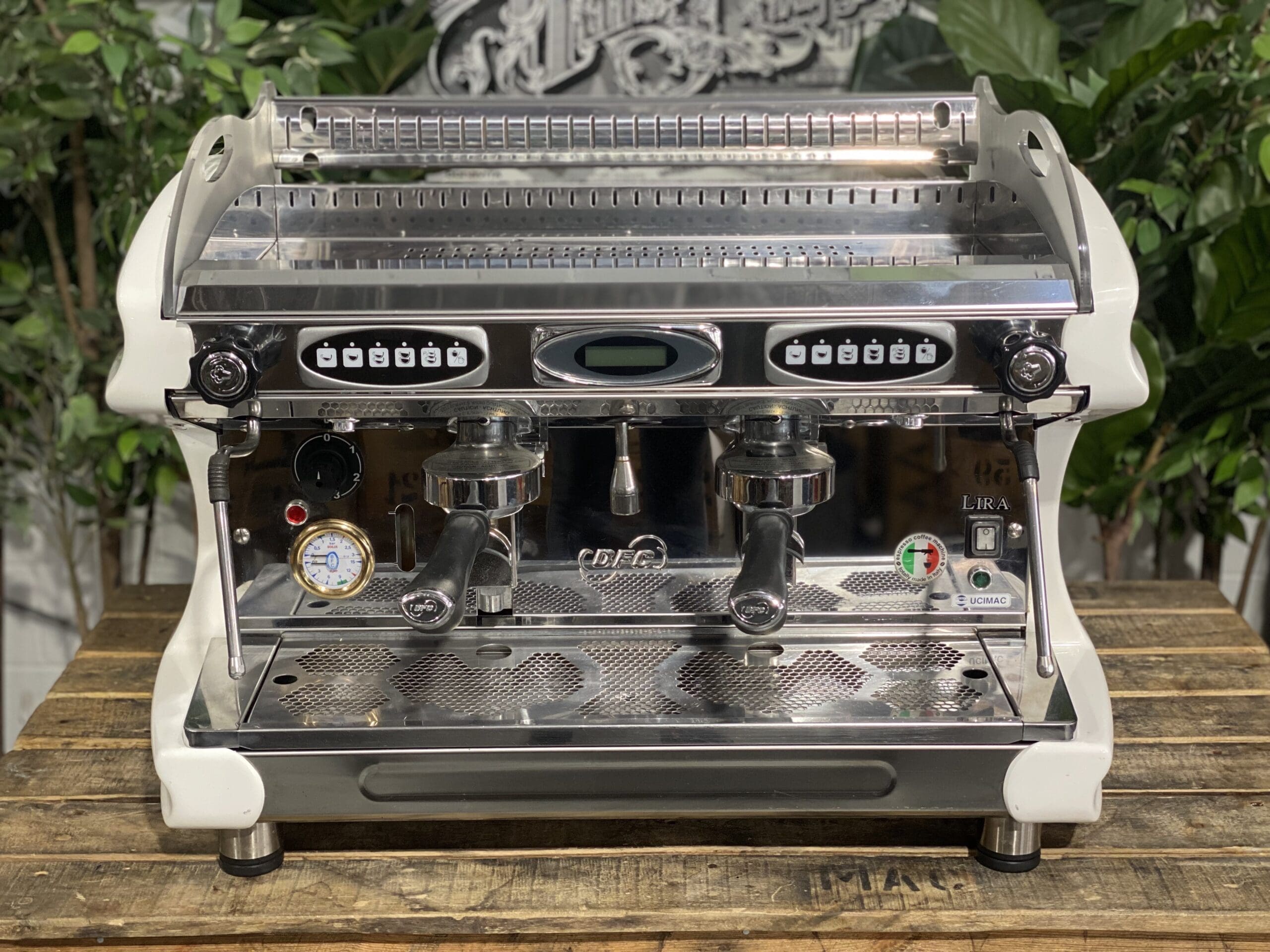 BFC Lira 2 Group White Espresso Coffee Machine