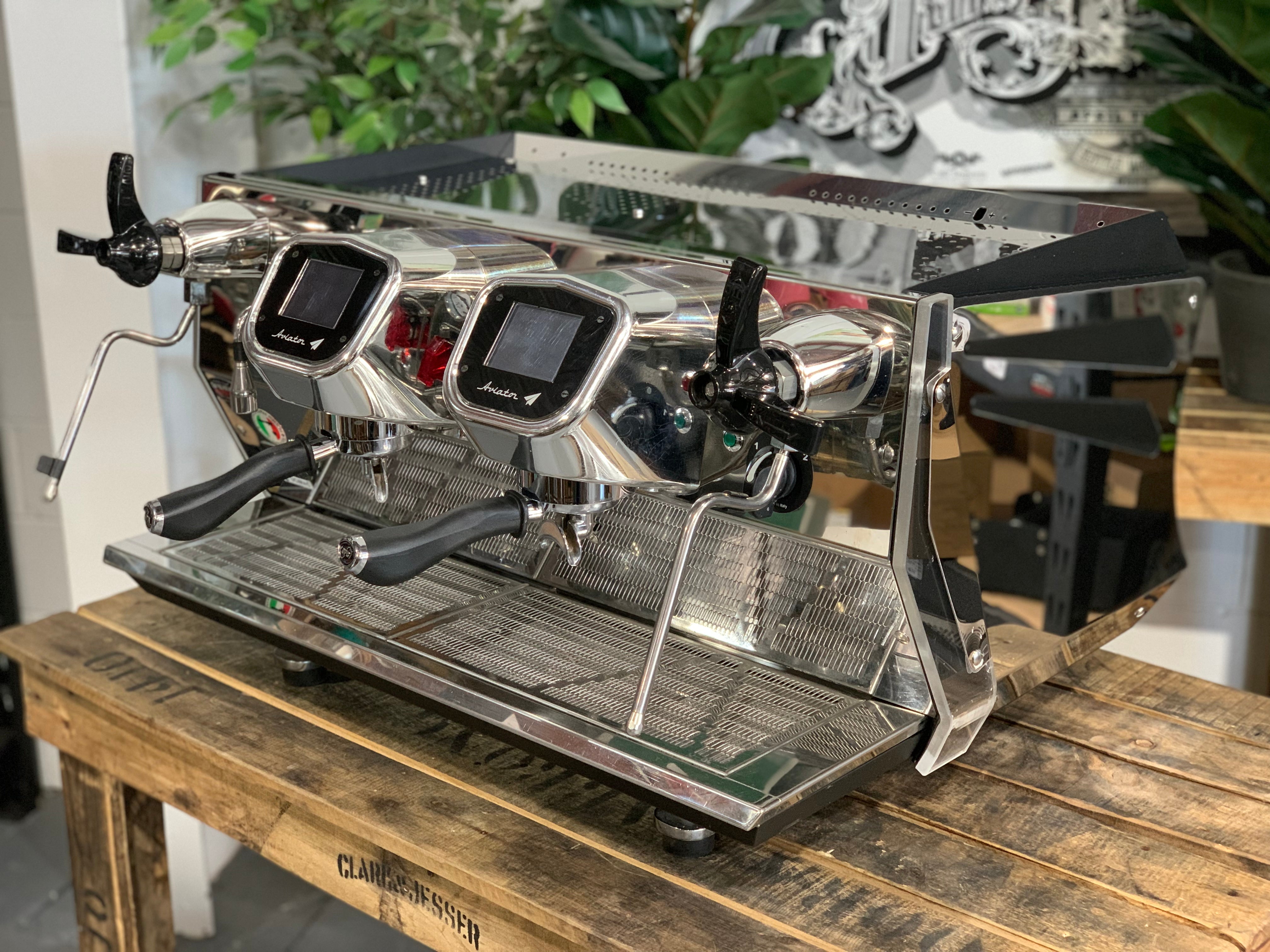 BFC Aviator 2 Group Stainless Steel Espresso Coffee Machine - Used