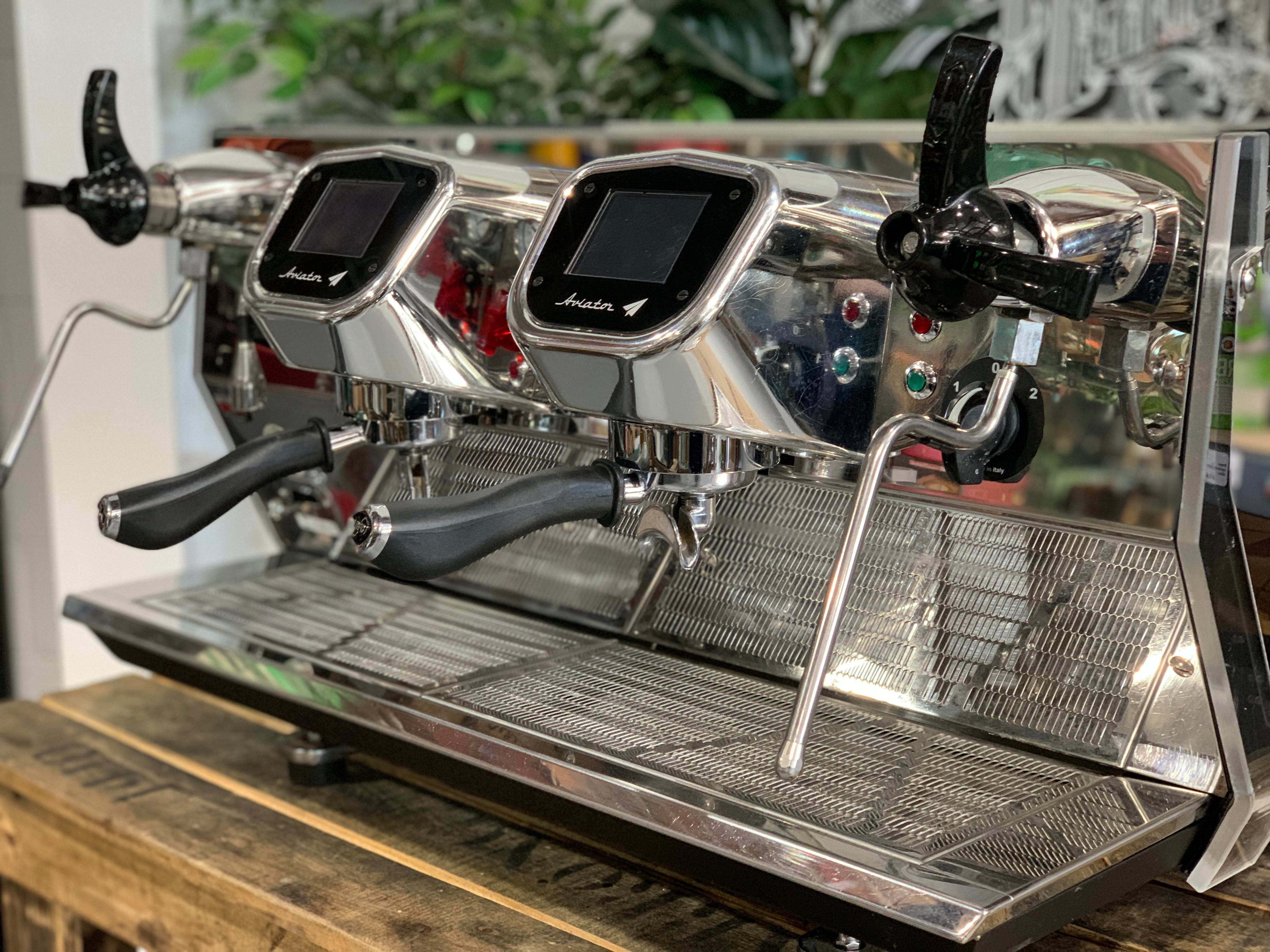 BFC Aviator 2 Group Stainless Steel Espresso Coffee Machine - Used