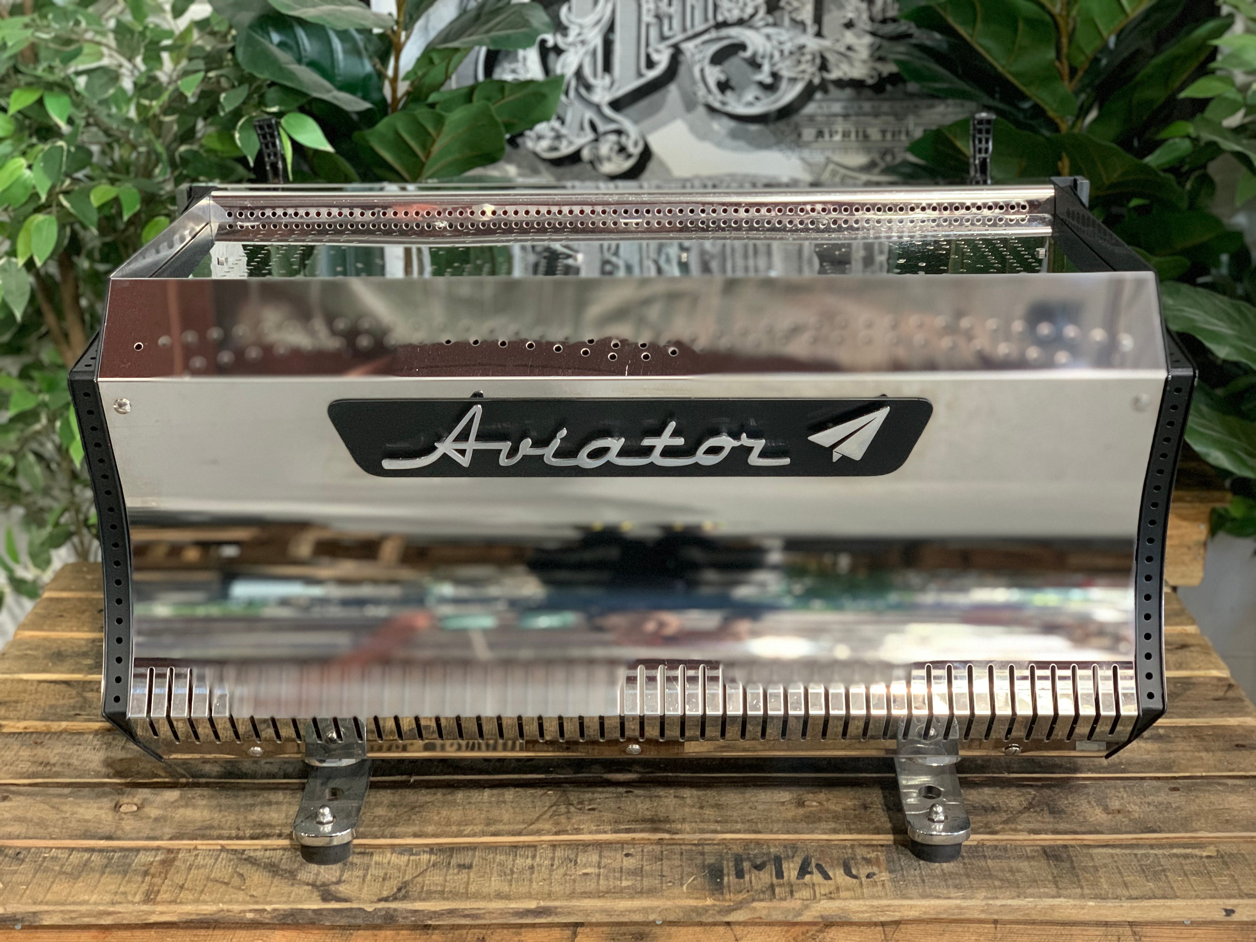 BFC Aviator 2 Group Stainless Steel Espresso Coffee Machine - Used