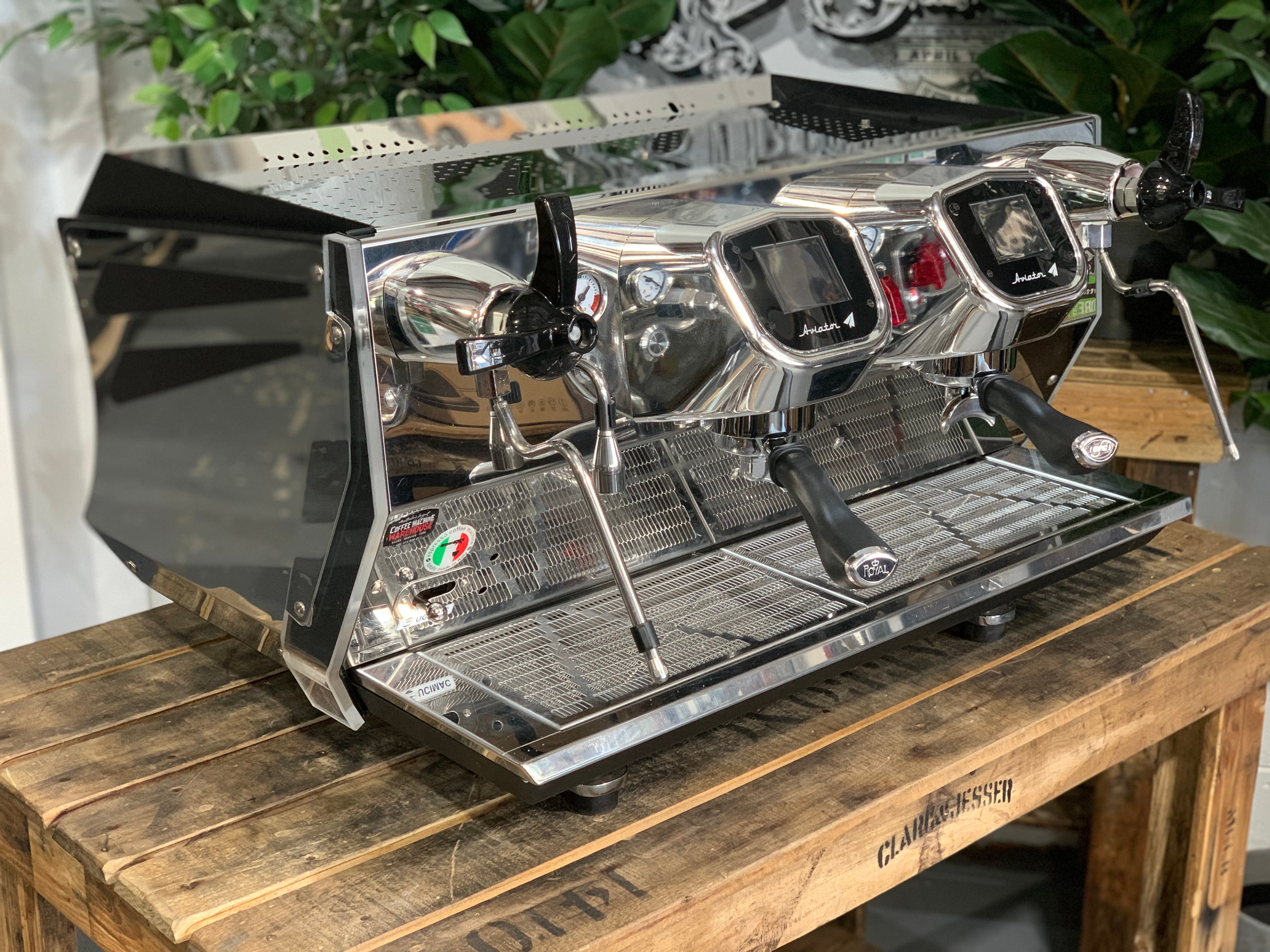 BFC Aviator 2 Group Stainless Steel Espresso Coffee Machine - Used