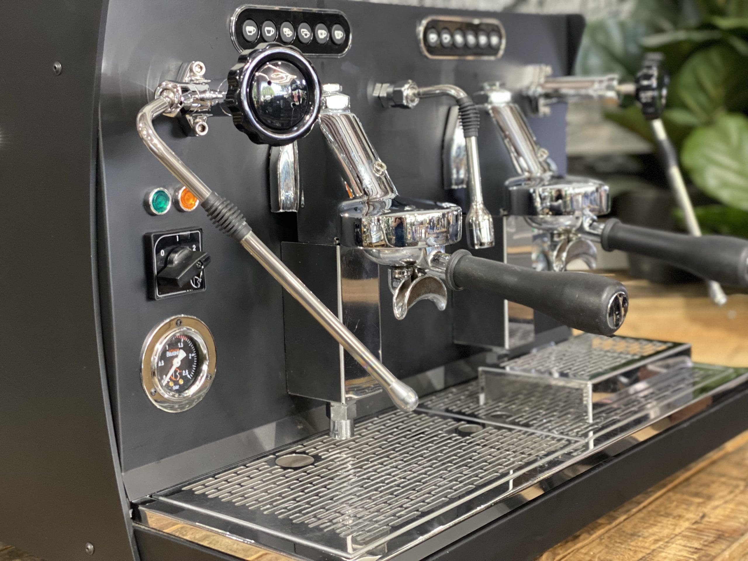 Brugnetti Giulia Manufactum 2 Group Black Espresso Coffee Machine