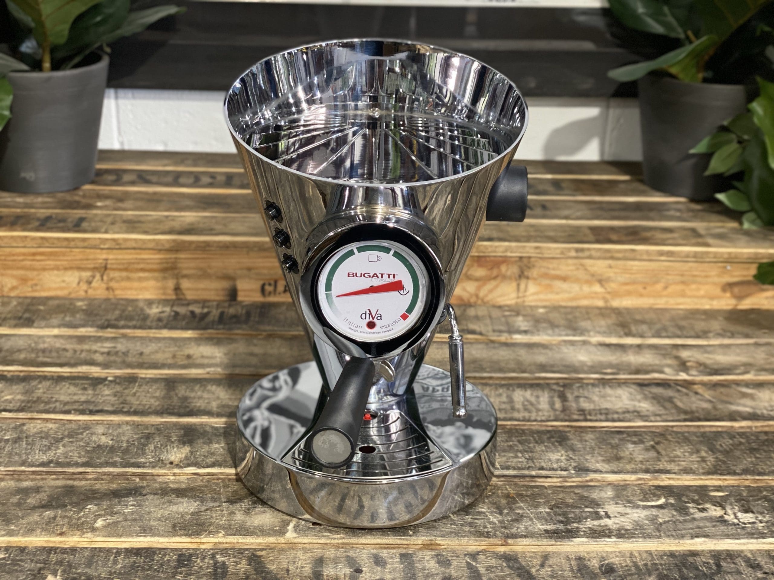 Bugatti Diva Pod & Espresso 1 Group Stainless - New
