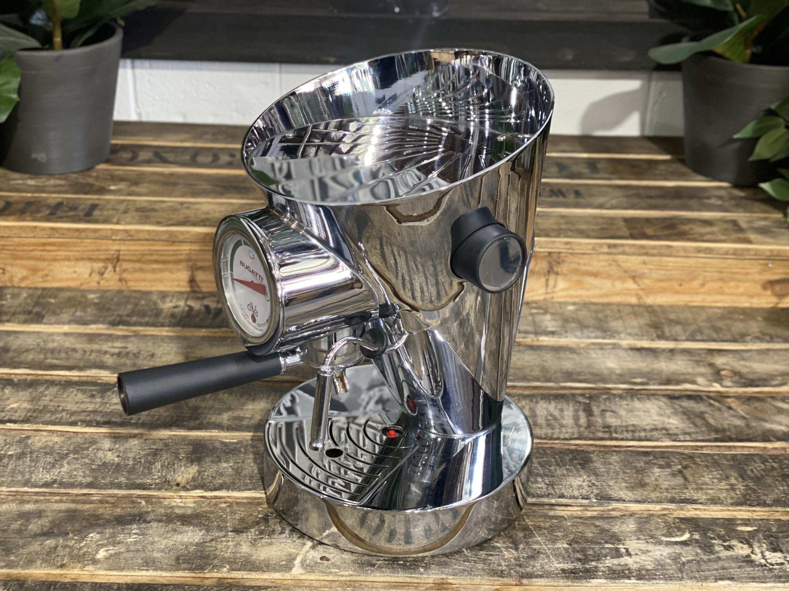 Bugatti Diva Pod & Espresso 1 Group Stainless