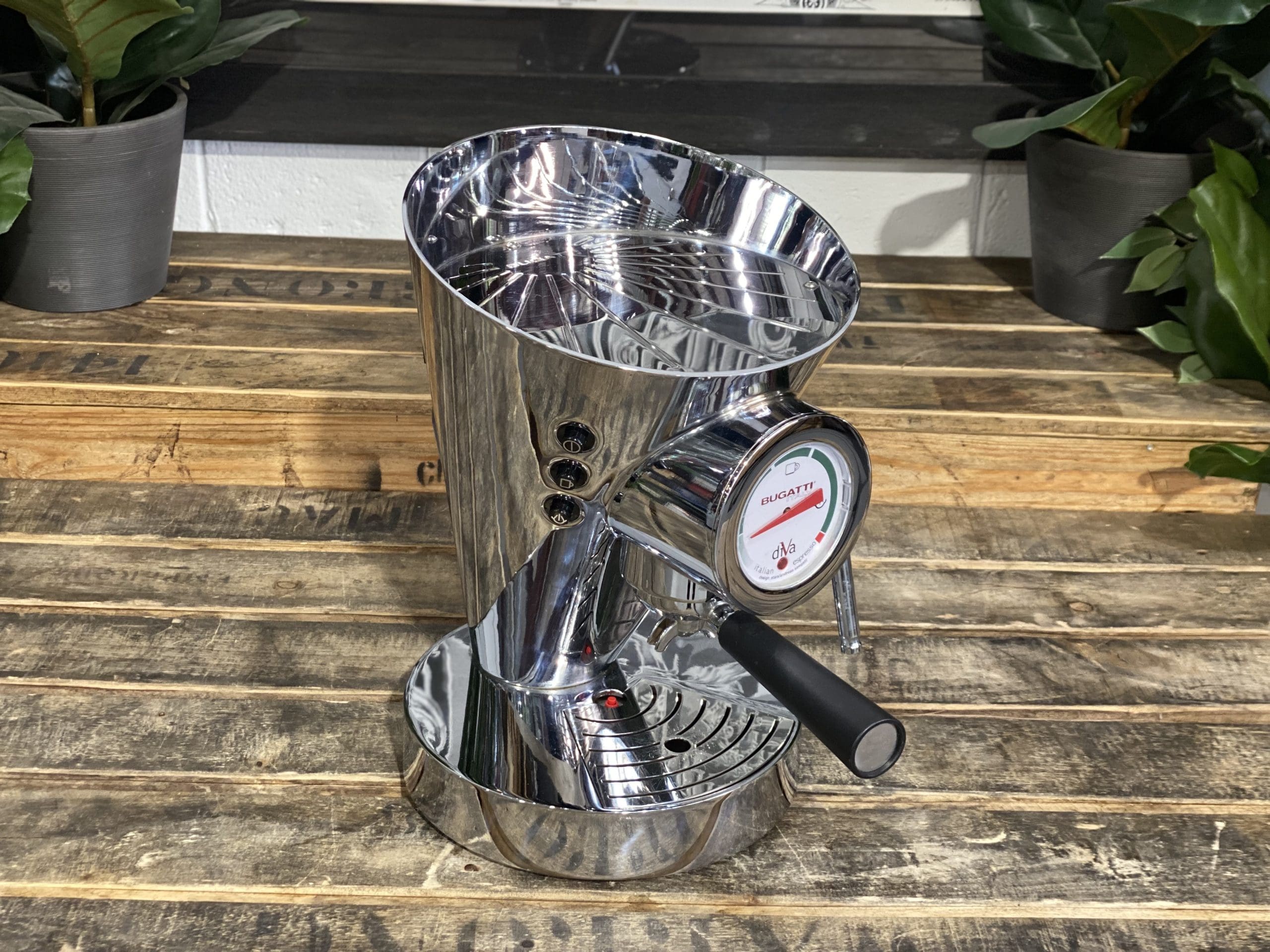 Bugatti Diva Pod & Espresso 1 Group Stainless - New