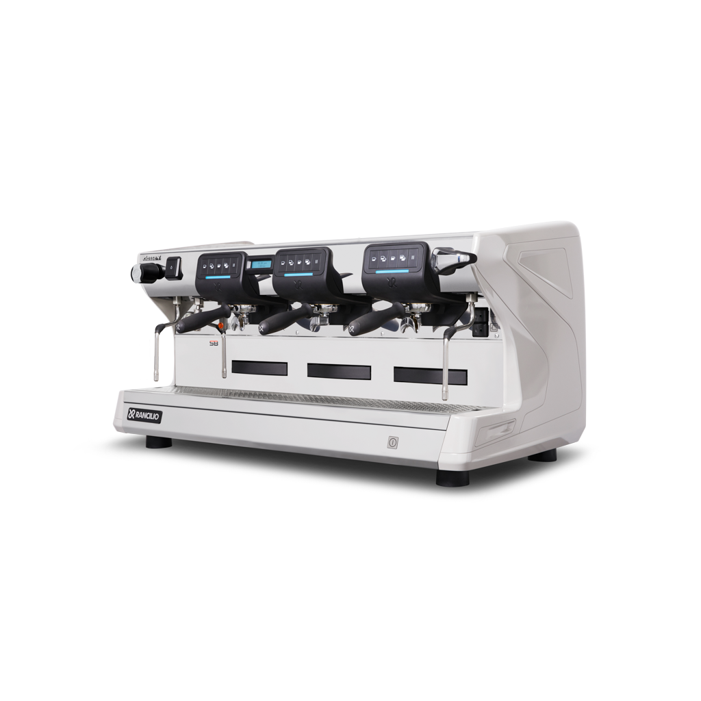 Rancilio Classe 7 USB Tall iSteam 3 Group Coffee Machine Ice White - New