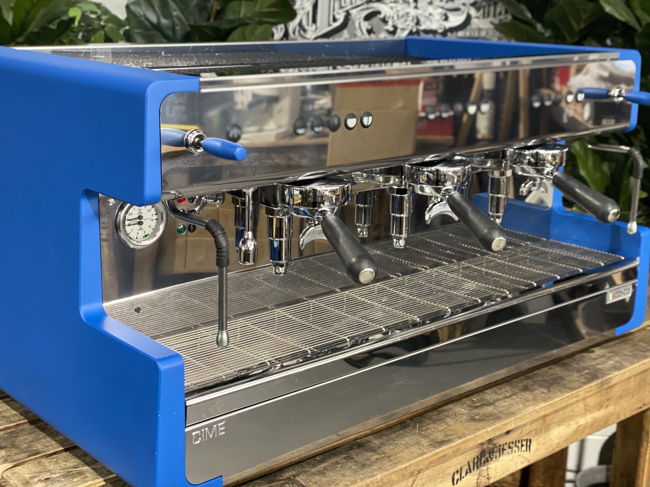 CIME CO-05 3 Group Blue Espresso Coffee Machine