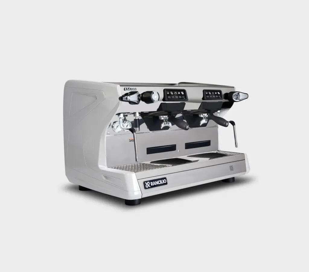 Rancilio Classe 5 USB Crono Tall 2 Group Coffee Machine Ice White - New