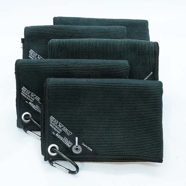 Precision Barista Cloth 5 Pack Cloths Black - New