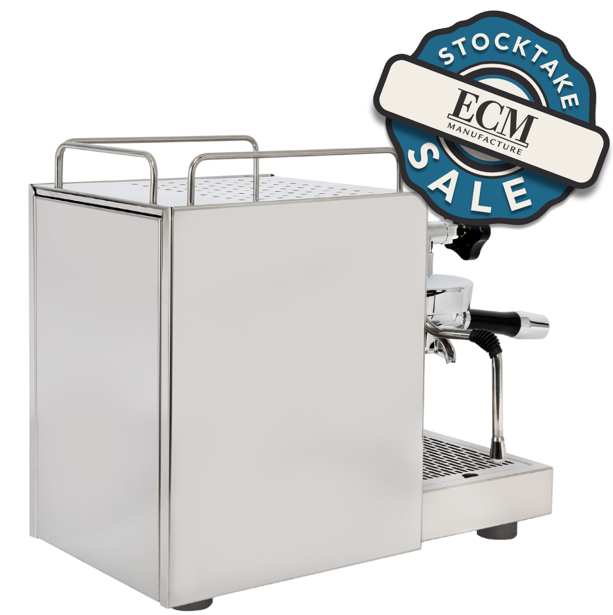 ECM Mechanika VI Slim PID 1 Group Coffee Machine Stainless - New