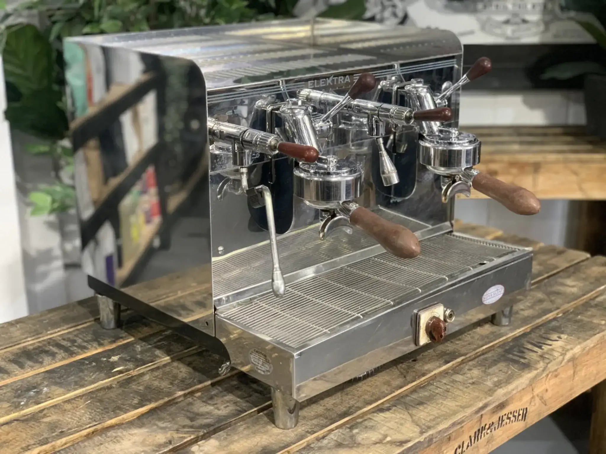 Elektra Sixties T3 Compact Volumetric 2 Group Used Stainless