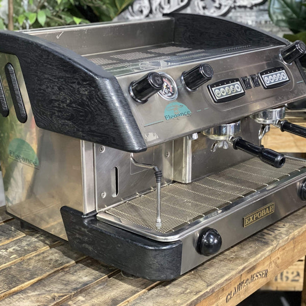 Expobar Elegance Low Cup Group Black Stainless Used - Main Image